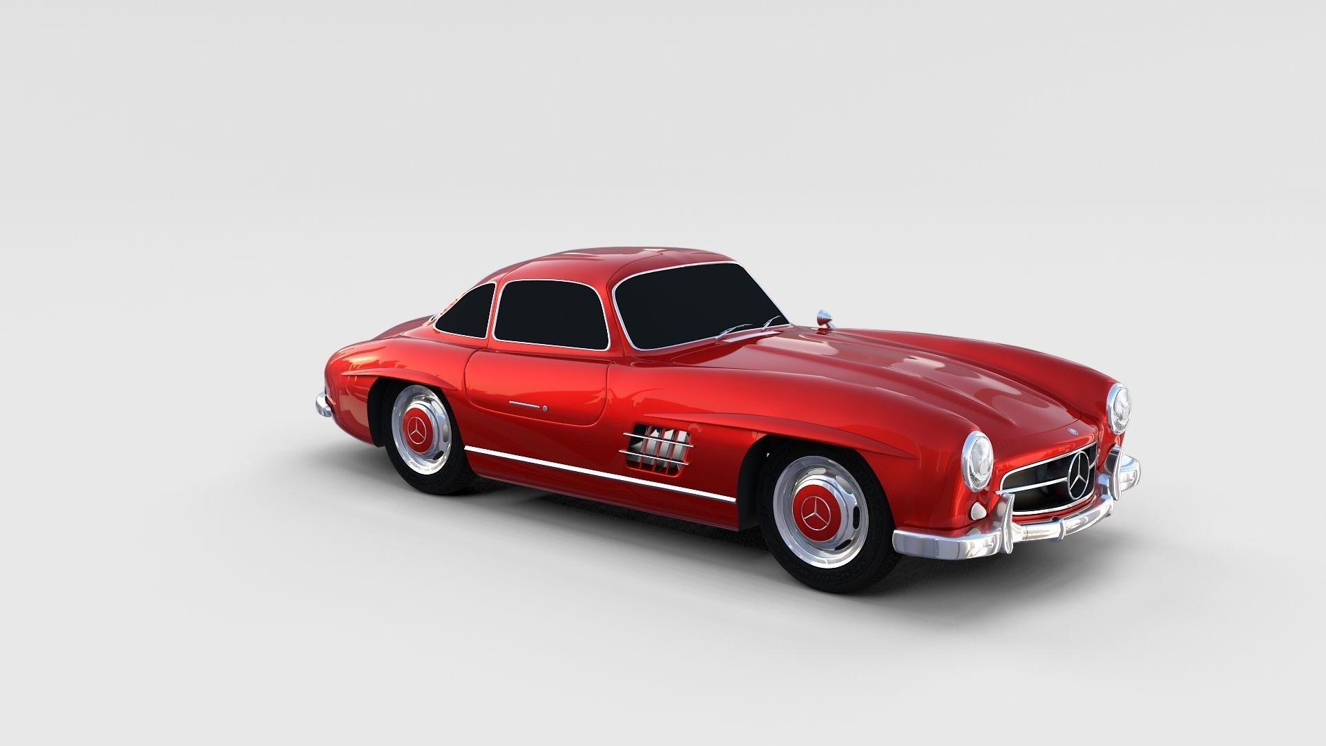 Mercedes 300SL Pack 3D model_45