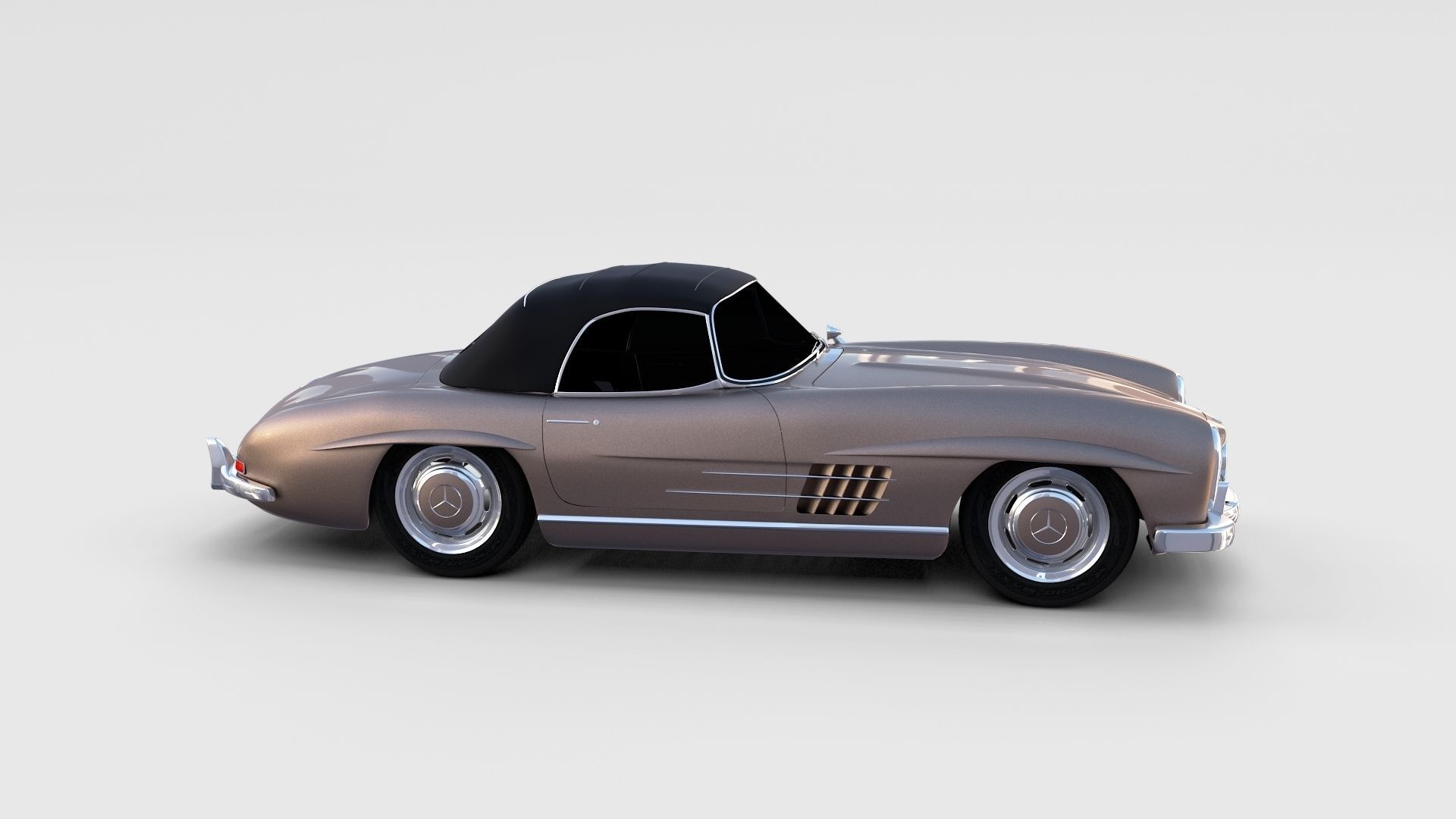 Mercedes 300SL Pack 3D model_37