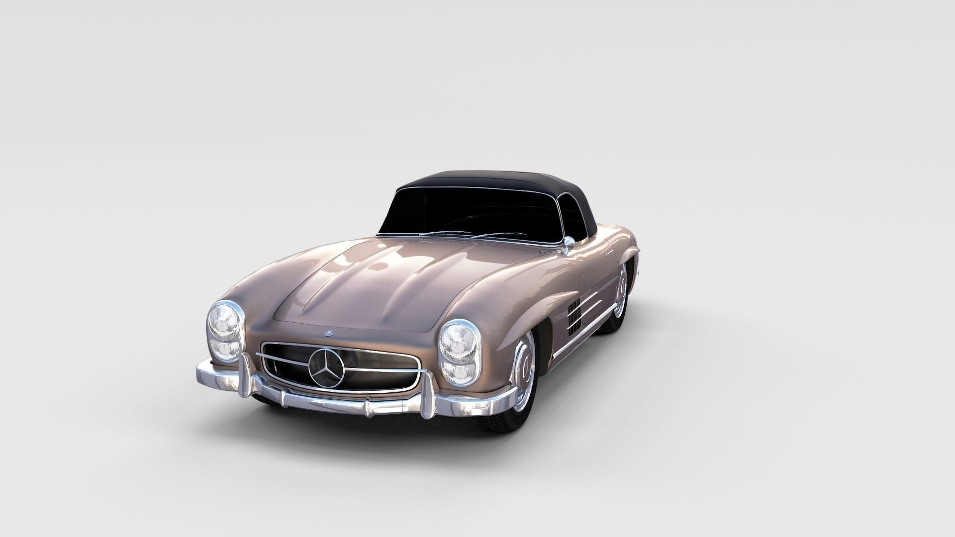 Mercedes 300SL Pack 3D model_64