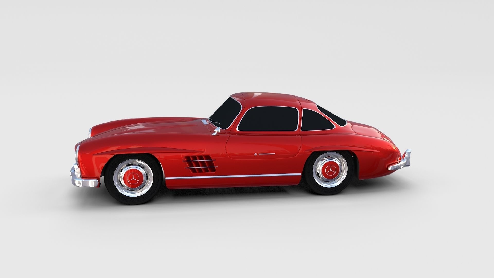 Mercedes 300SL Pack 3D model_75