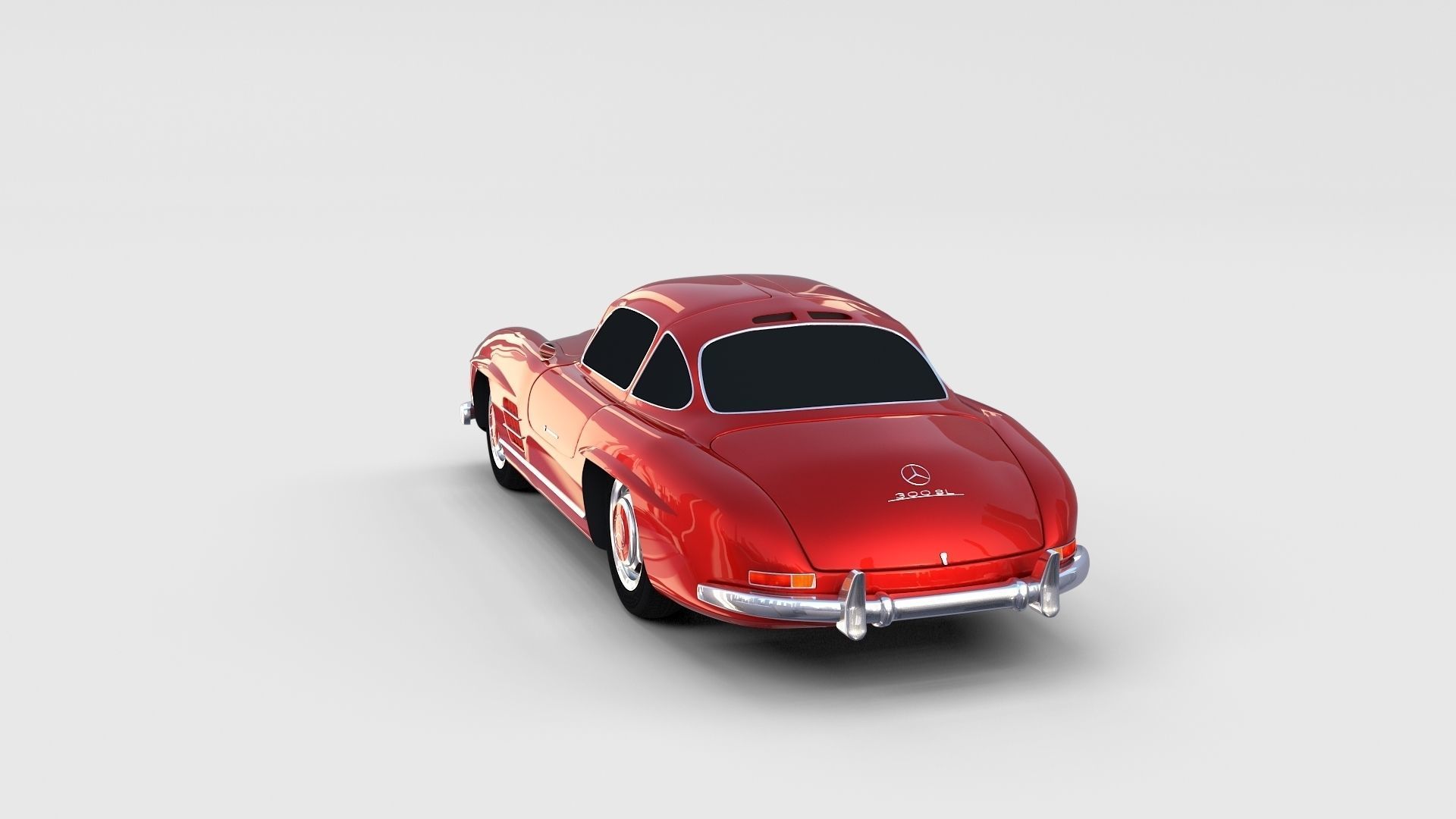 Mercedes 300SL Pack 3D model_16