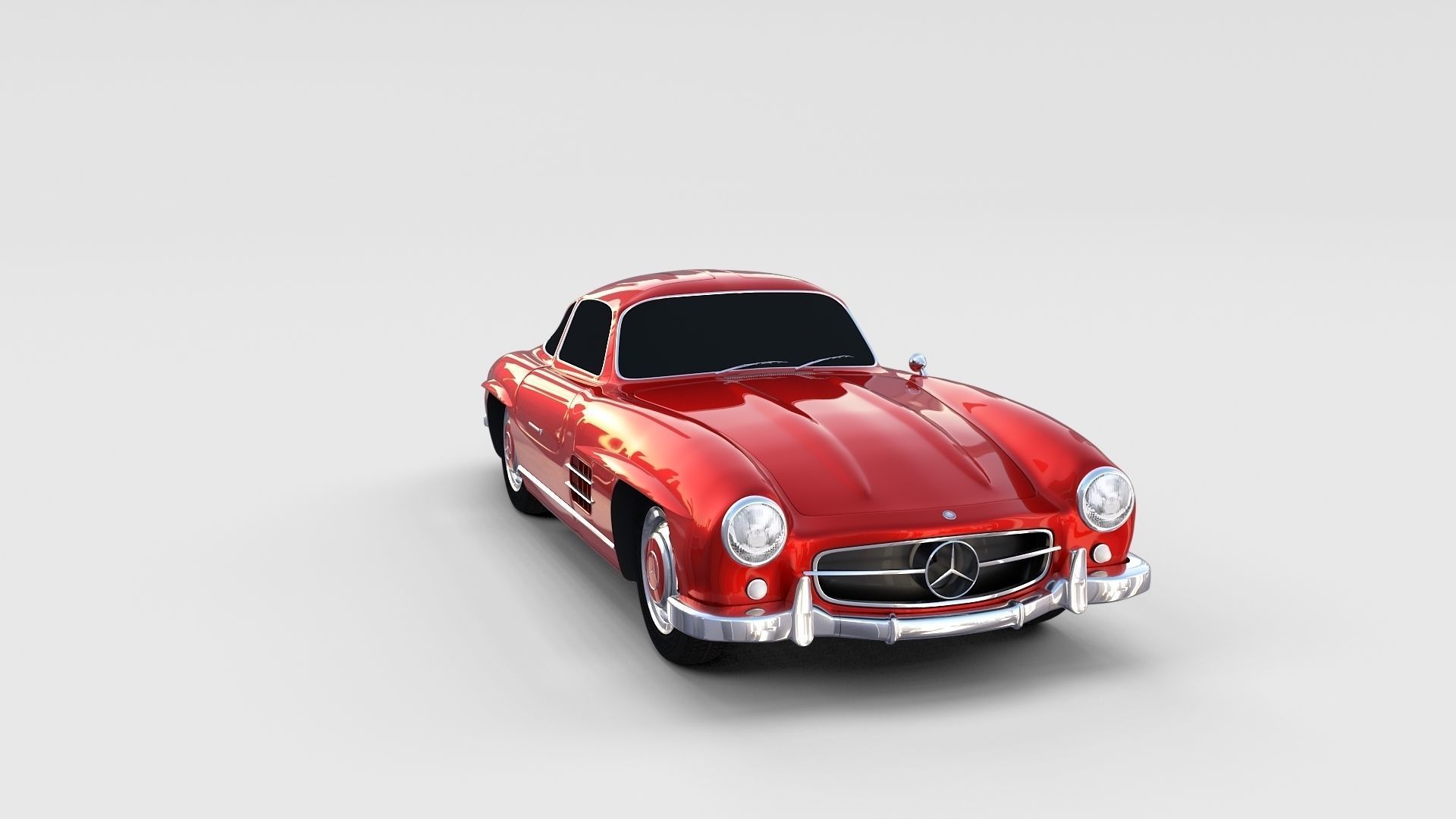 Mercedes 300SL Pack 3D model_50