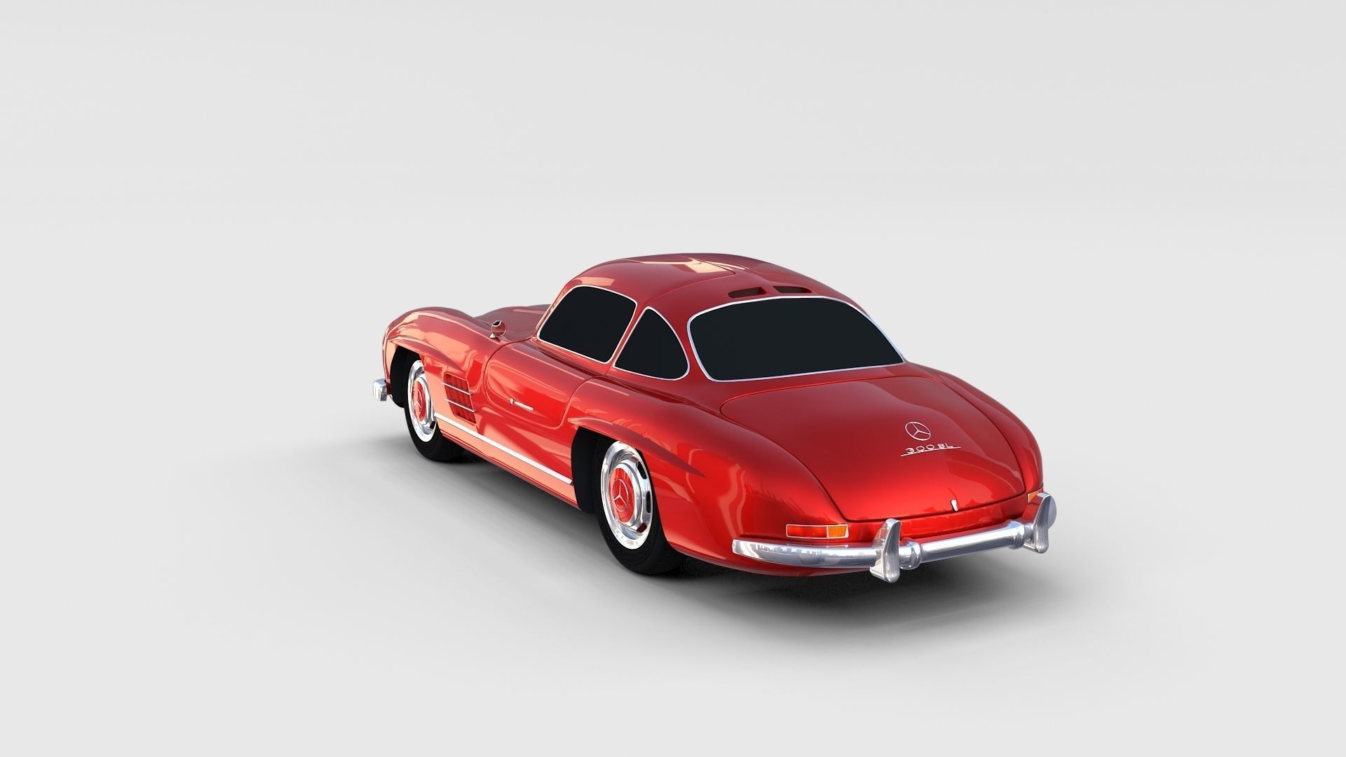Mercedes 300SL Pack 3D model_14