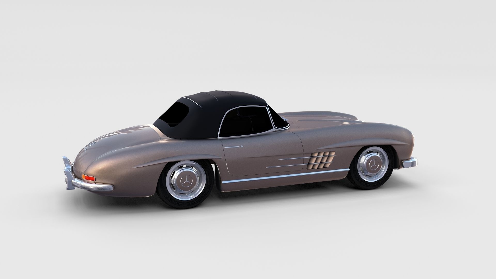 Mercedes 300SL Pack 3D model_31
