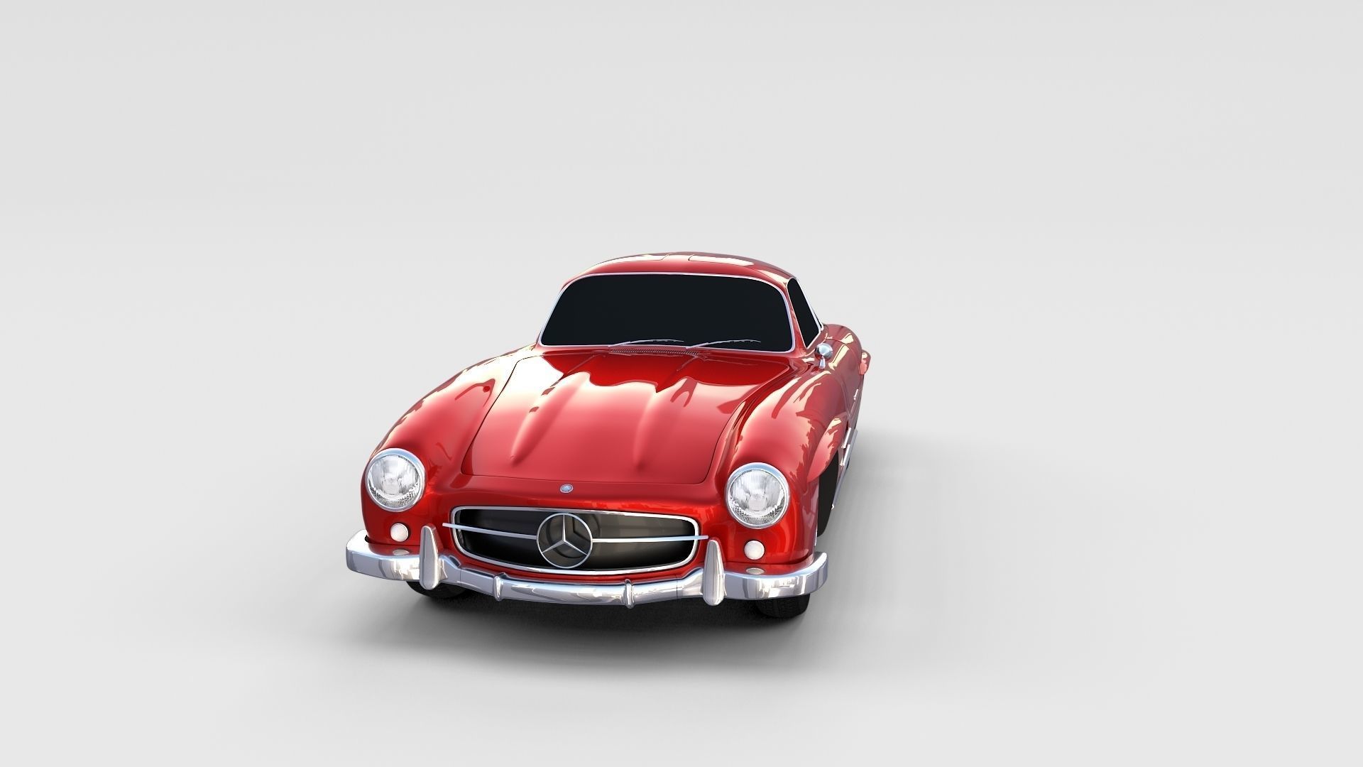 Mercedes 300SL Pack 3D model_63