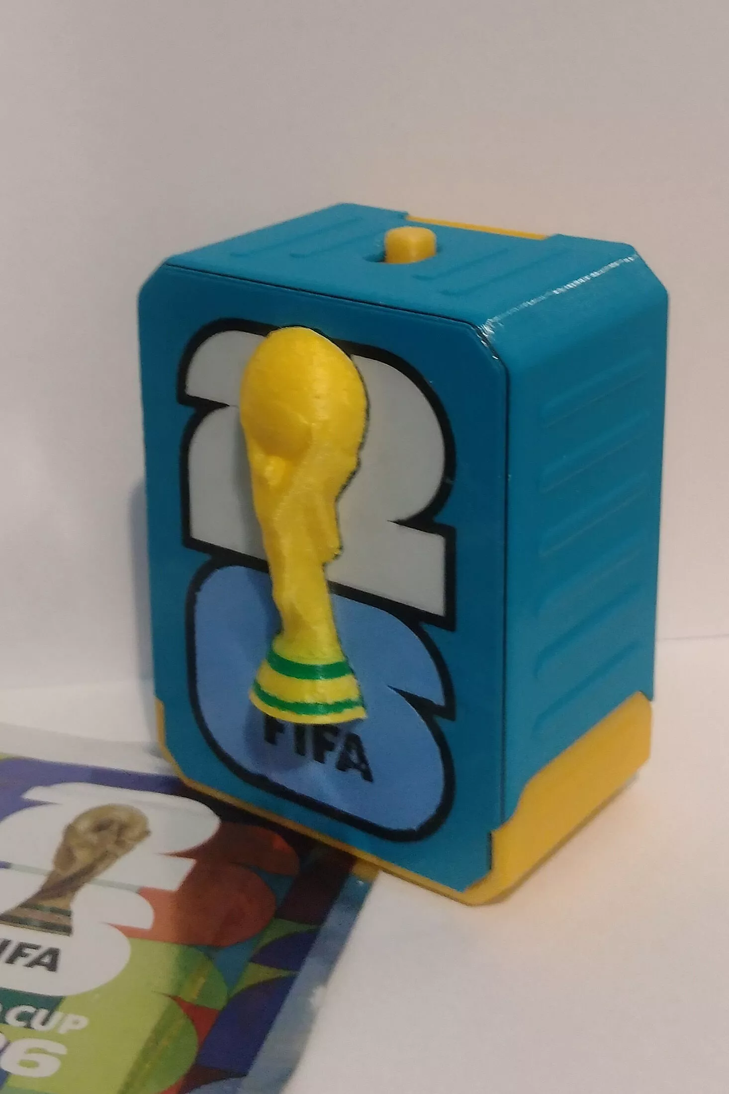 2026 World Cup Multicolor Sticker Box Support Free 3D print model