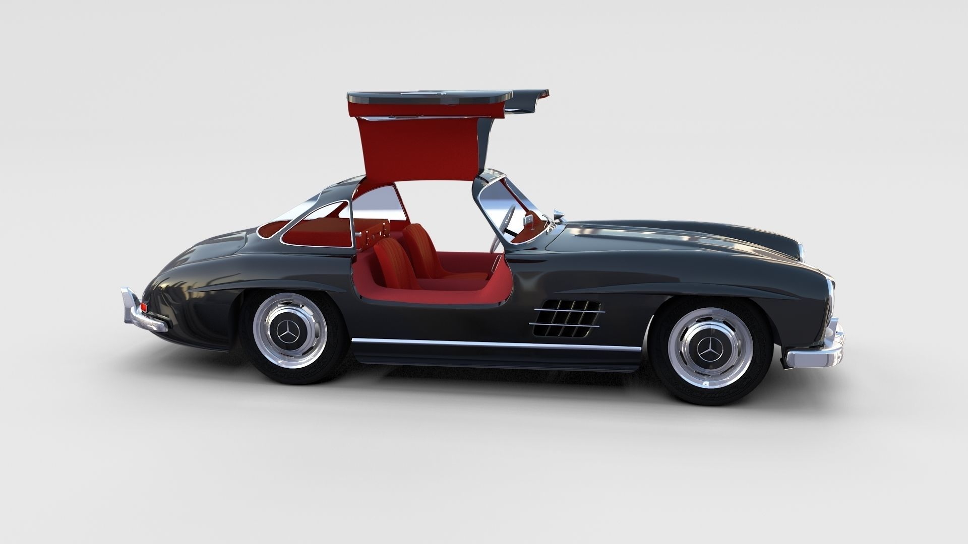 Mercedes 300SL with interior Pack 3D model_57