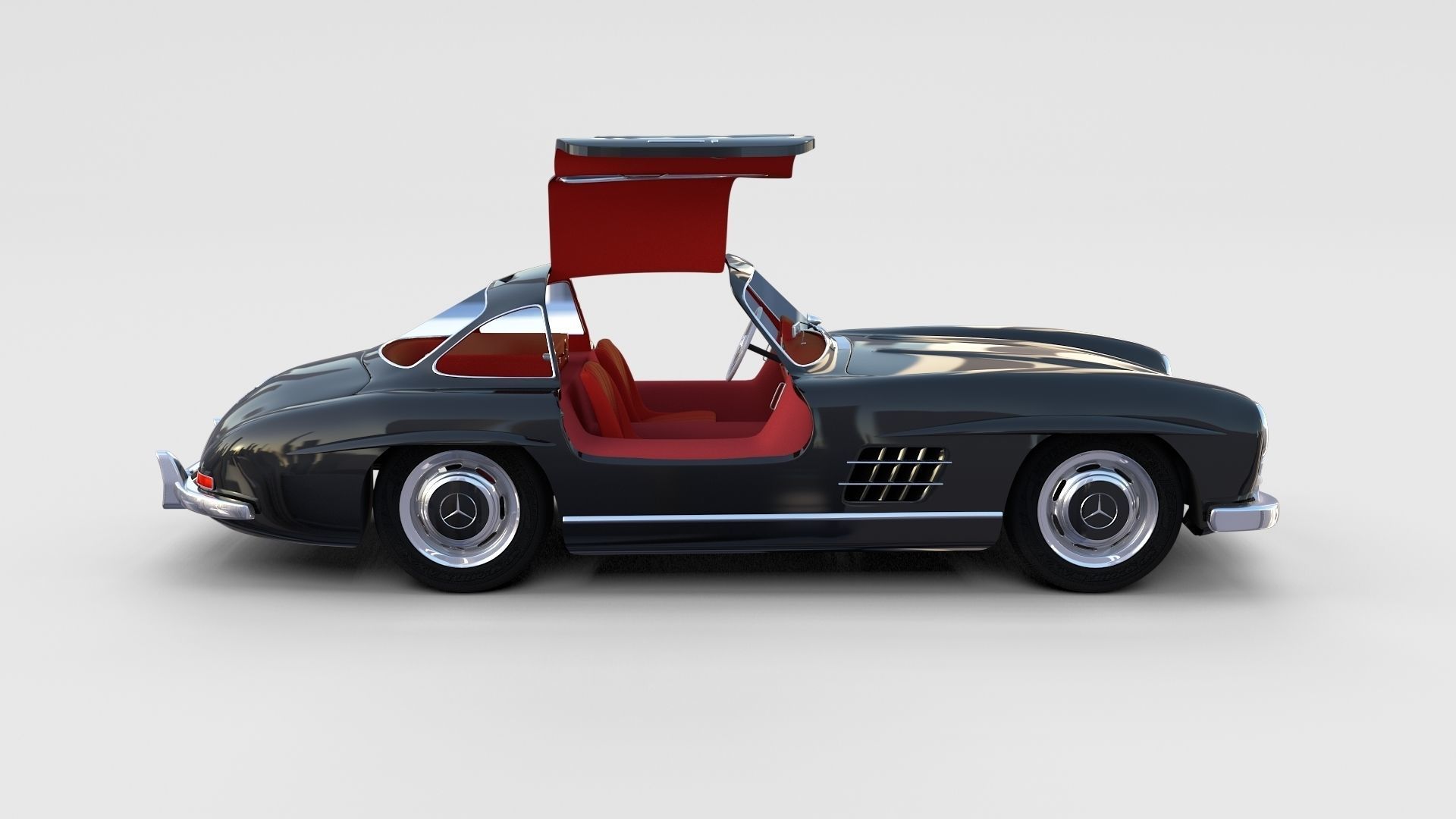 Mercedes 300SL with interior Pack 3D model_73