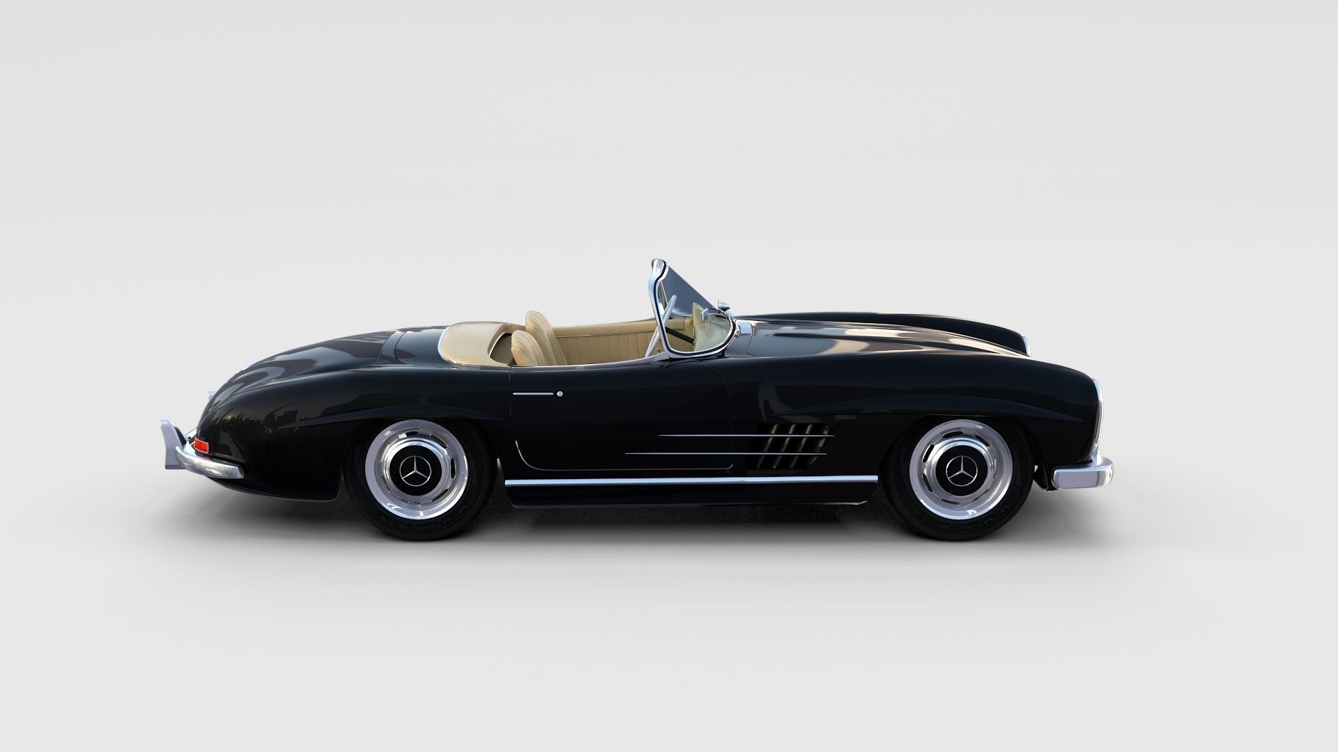 Mercedes 300SL with interior Pack 3D model_99