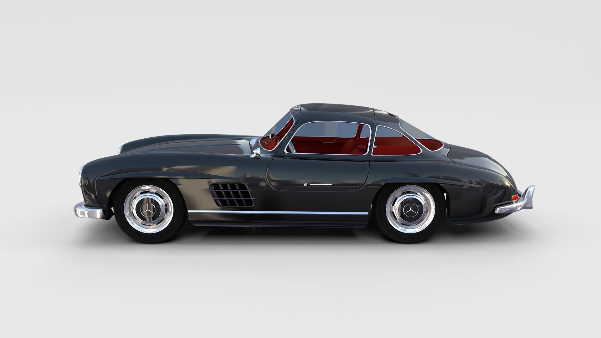 Mercedes 300SL with interior Pack 3D model_27