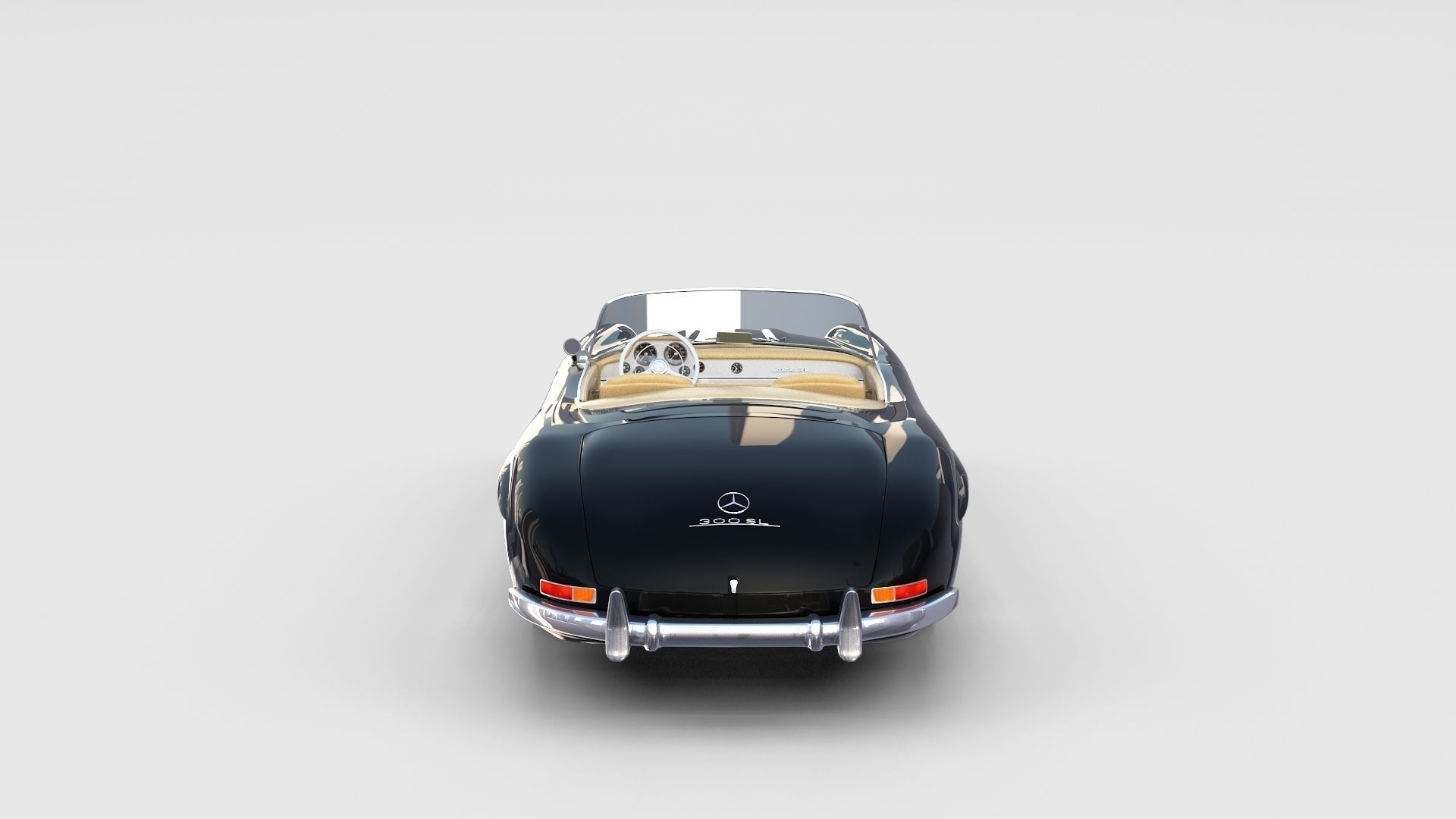 Mercedes 300SL with interior Pack 3D model_96