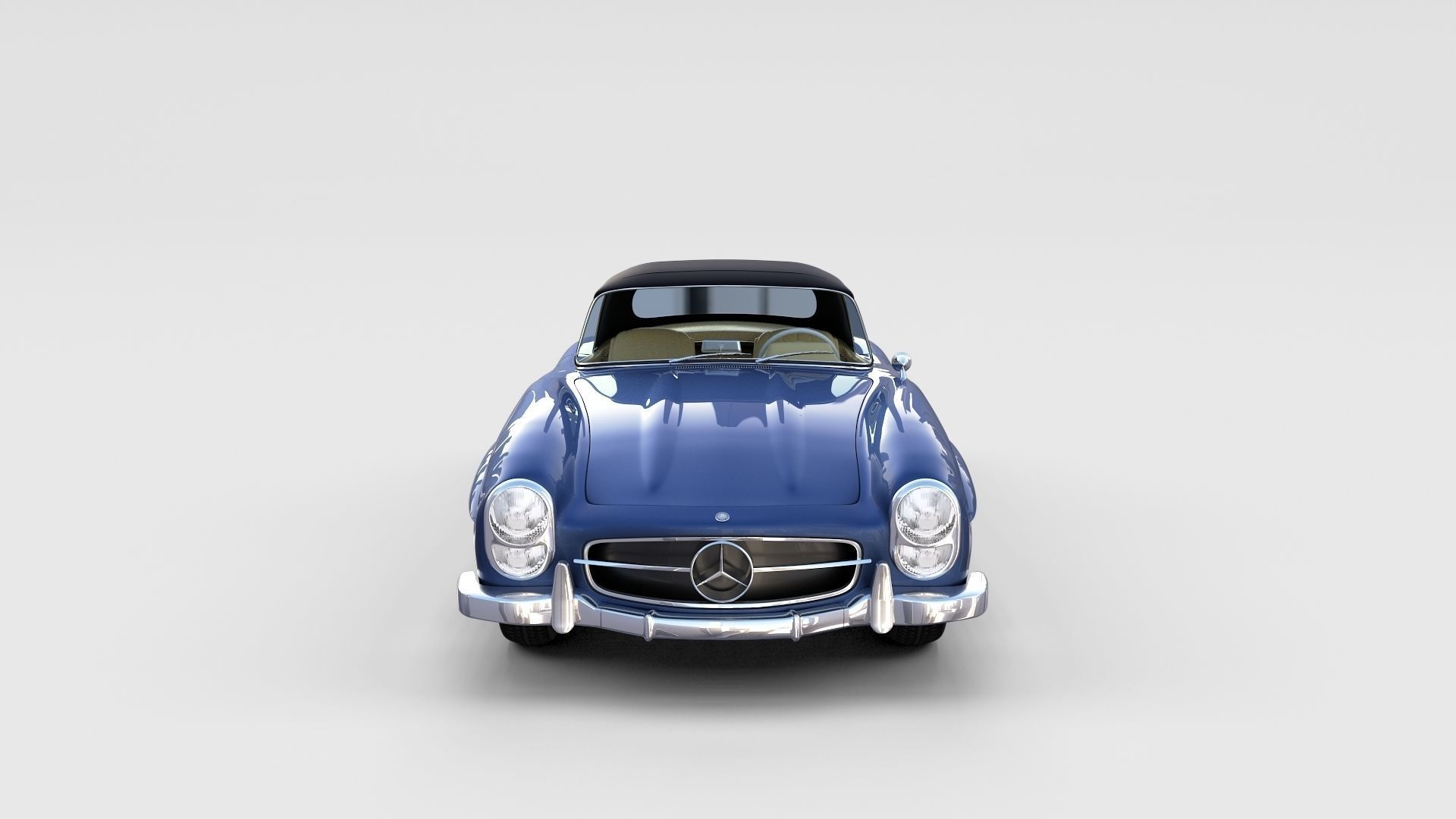 Mercedes 300SL with interior Pack 3D model_87