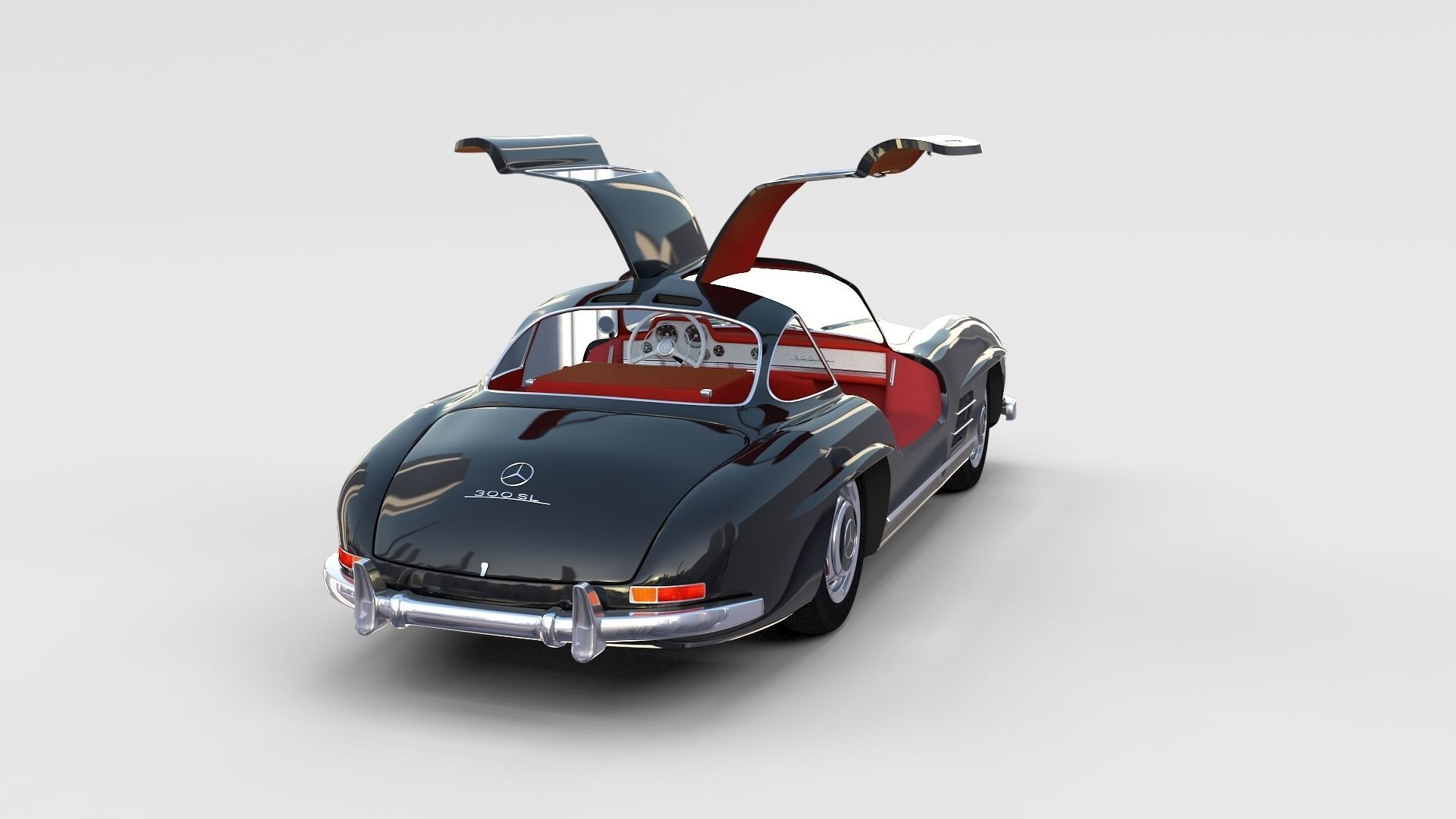 Mercedes 300SL with interior Pack 3D model_108