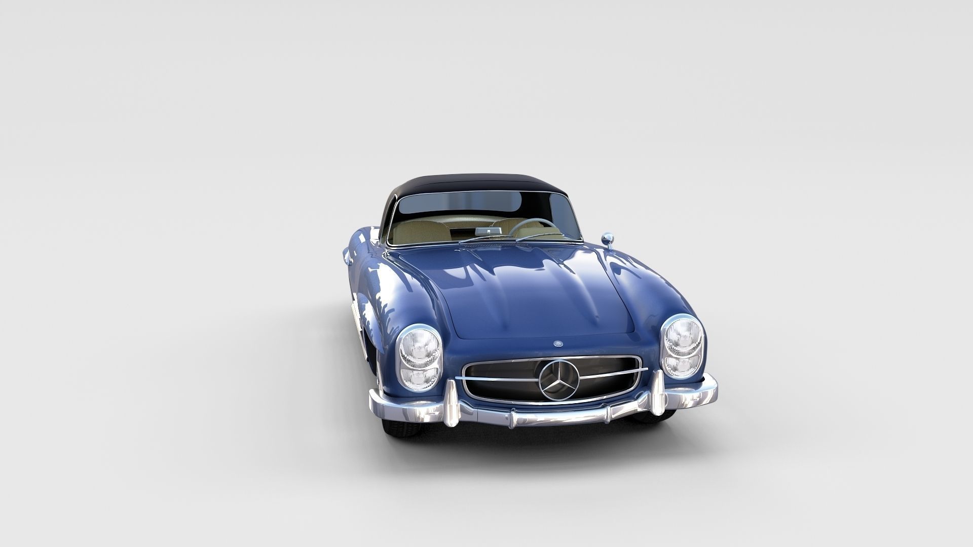 Mercedes 300SL with interior Pack 3D model_102