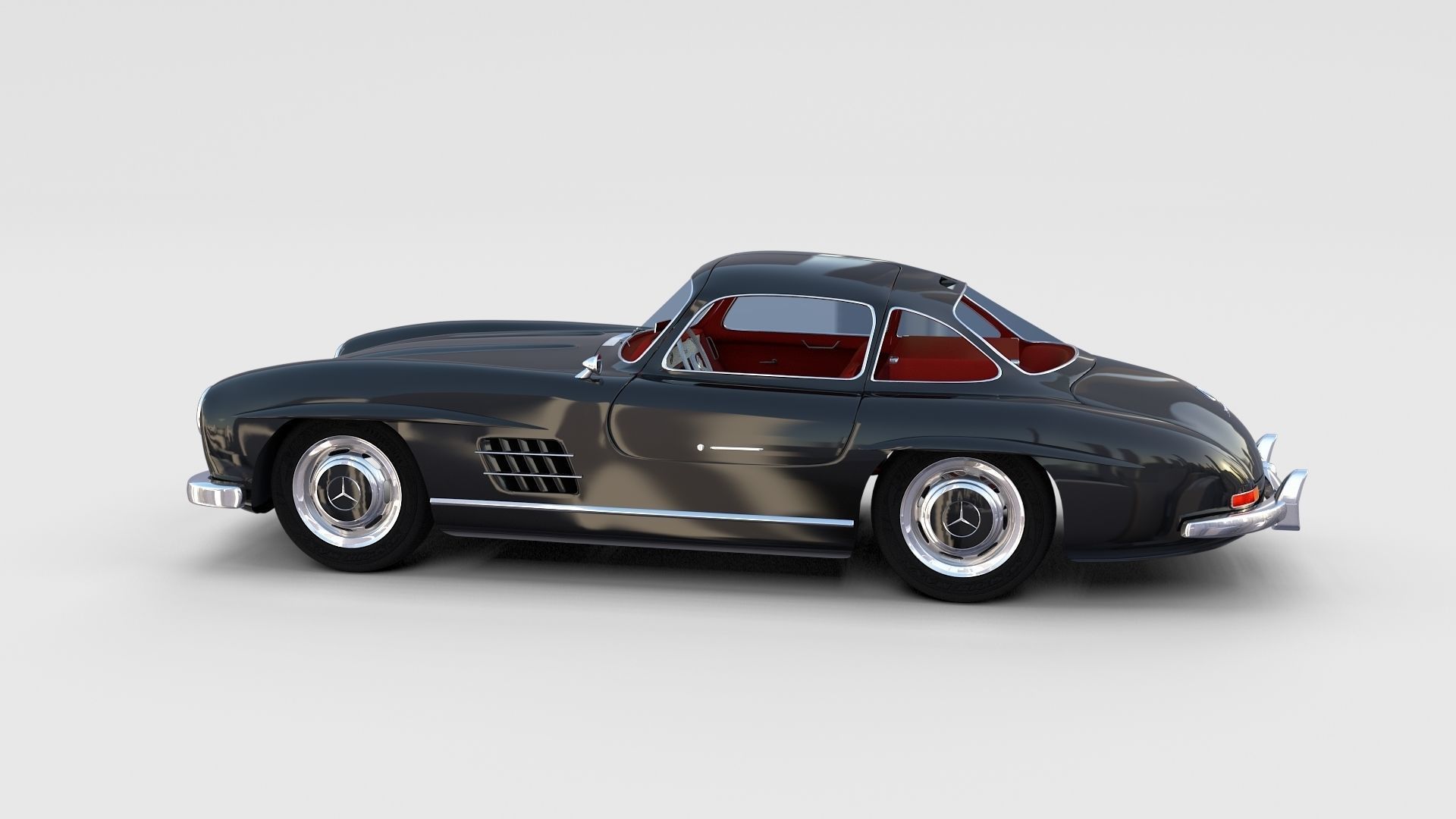 Mercedes 300SL with interior Pack 3D model_29