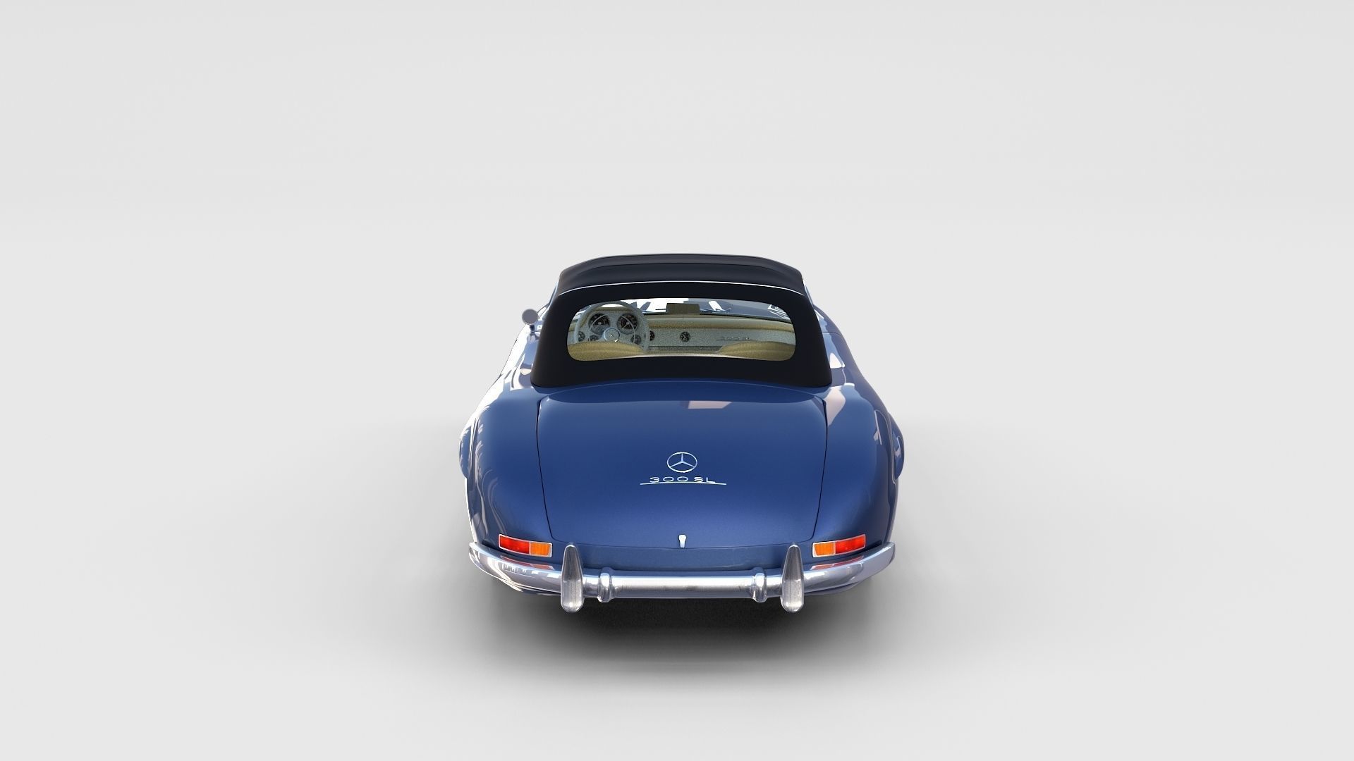 Mercedes 300SL with interior Pack 3D model_52