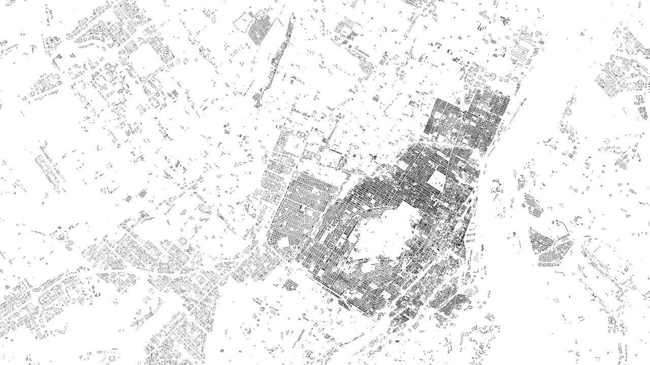 Montreal Streets and Buildings 3D model_8