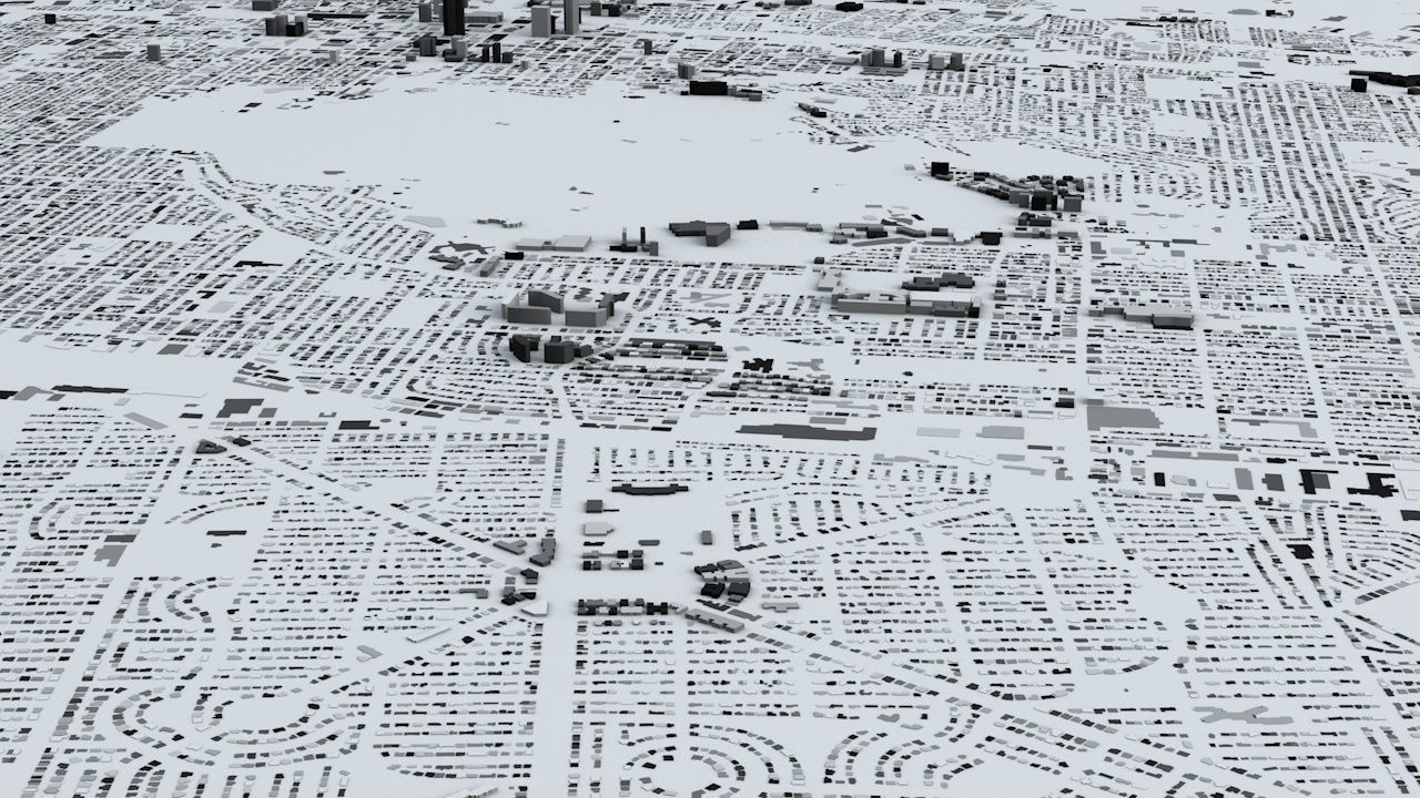 Montreal Streets and Buildings 3D model_3