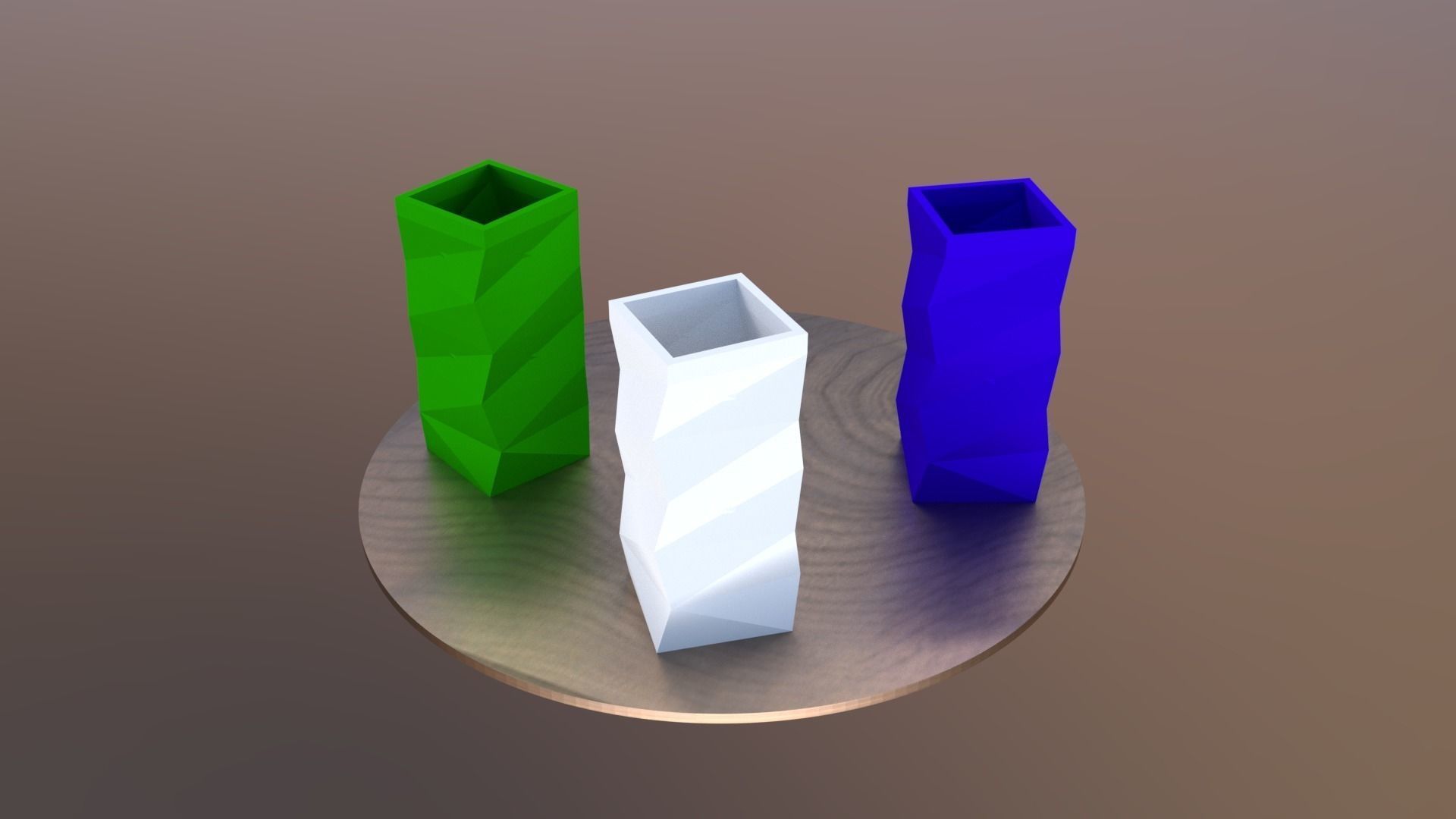 Modern vase model for 3D printing 3D print model_0