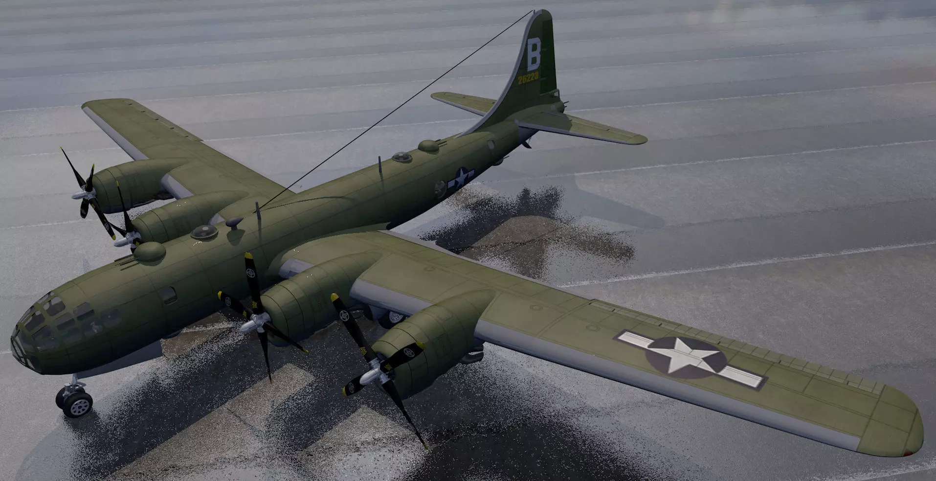 Boeing B-29 Superfortress 3D model_0
