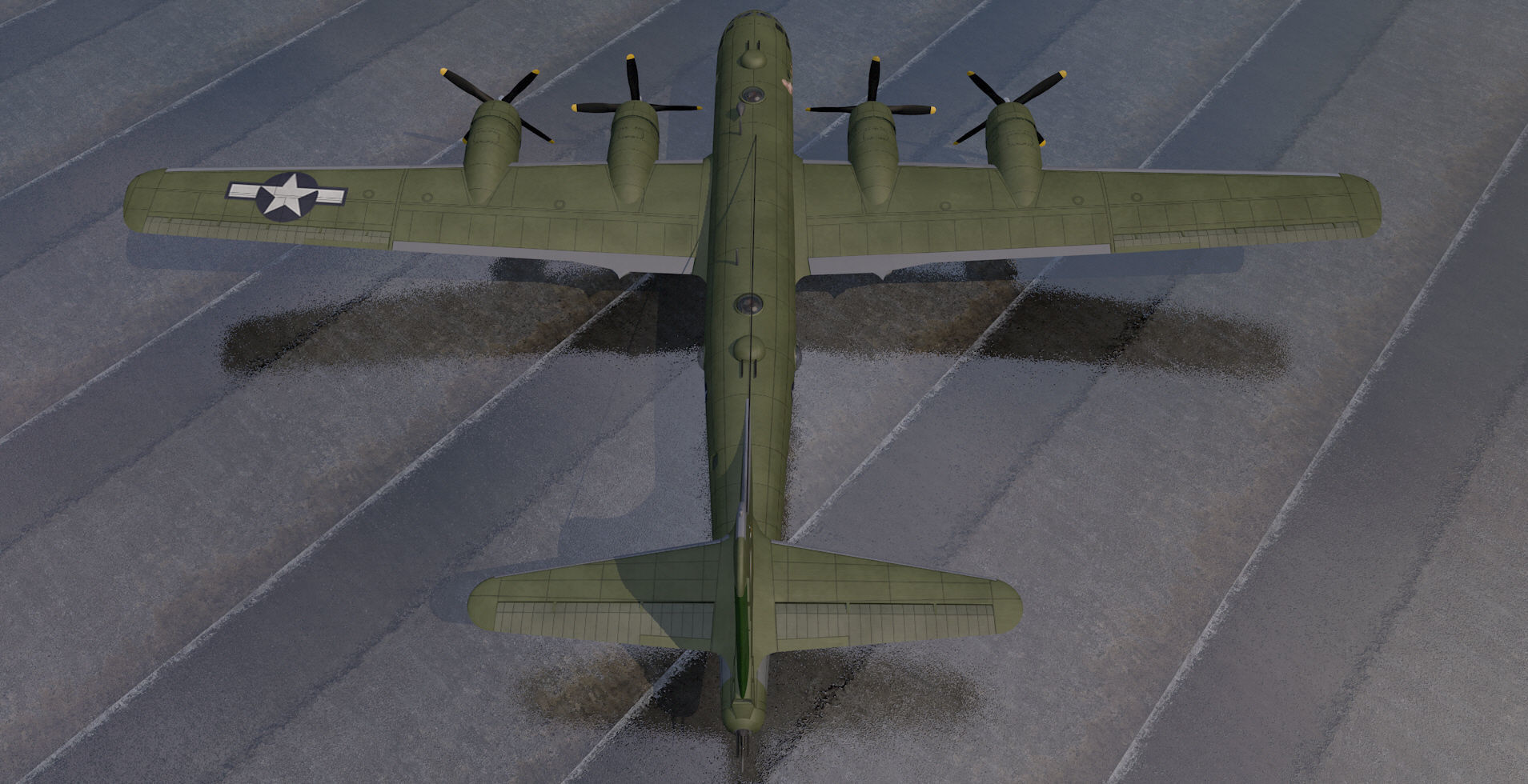 Boeing B-29 Superfortress 3D model_11