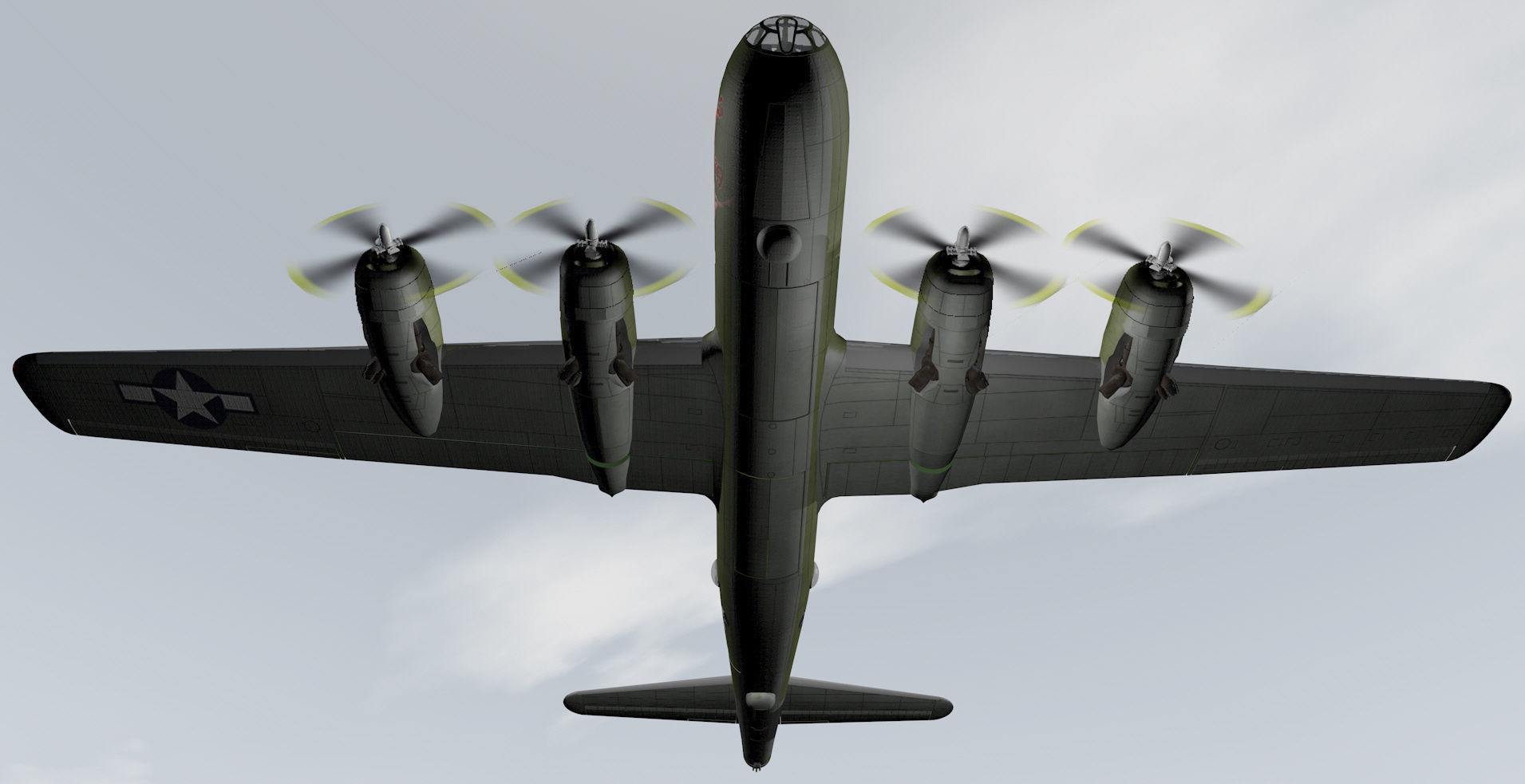 Boeing B-29 Superfortress 3D model_15