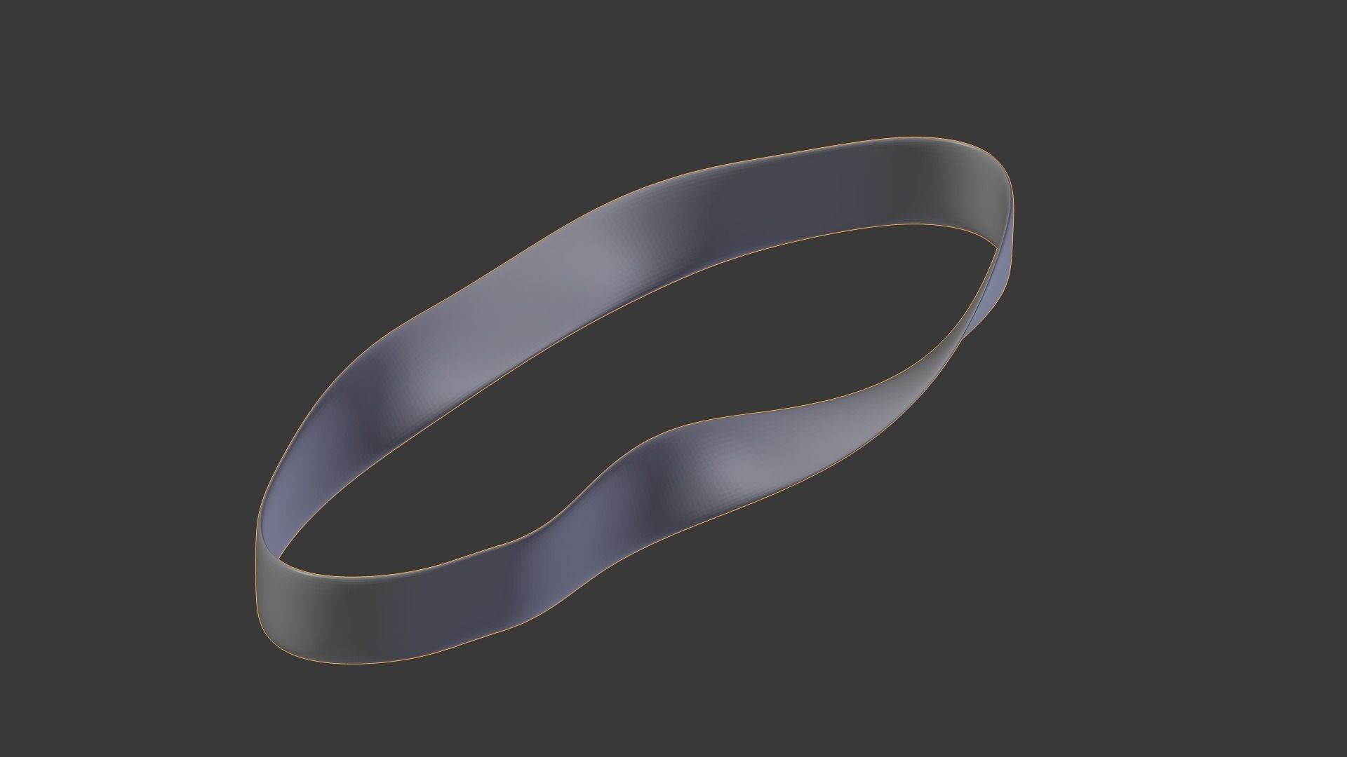 Classic mobius strip 3D print model_7