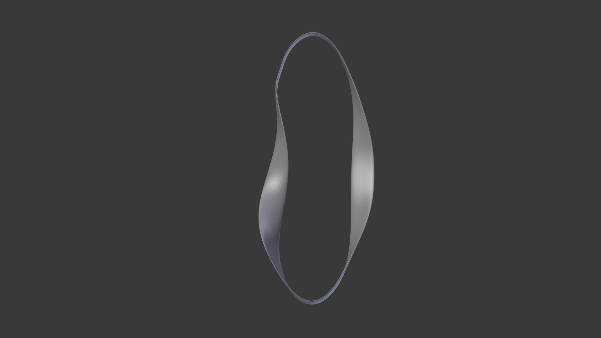 Classic mobius strip 3D print model_8