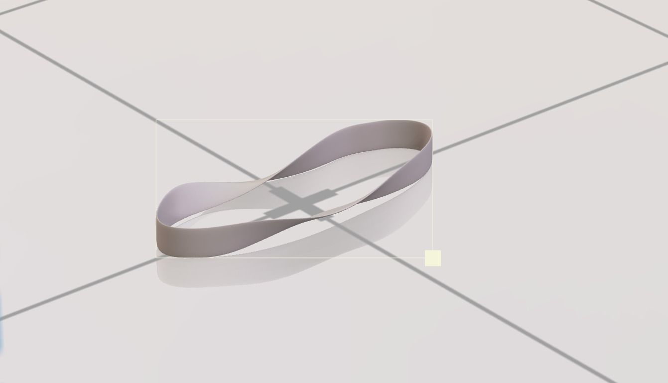 Classic mobius strip 3D print model_13