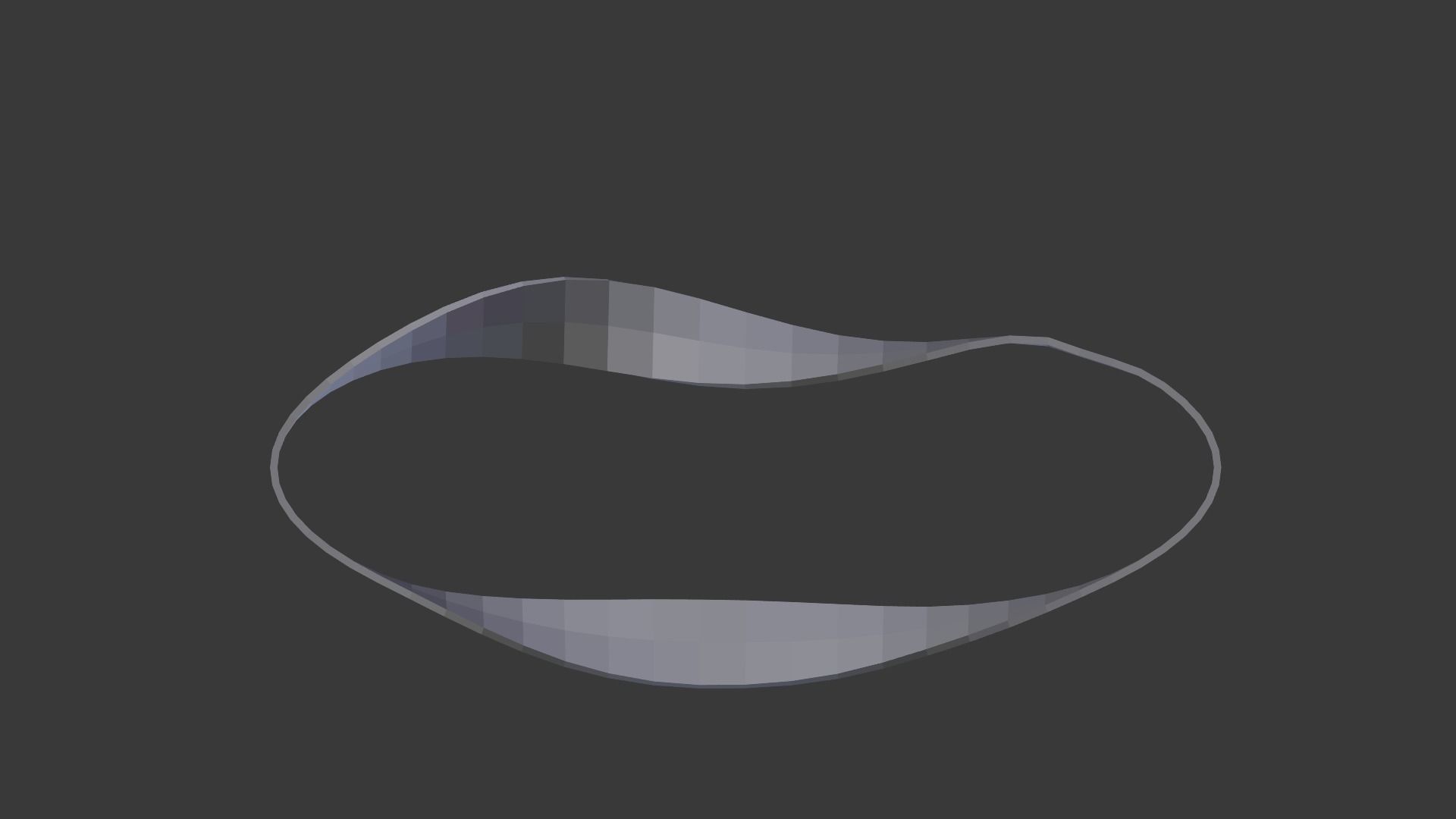 Classic mobius strip 3D print model_4