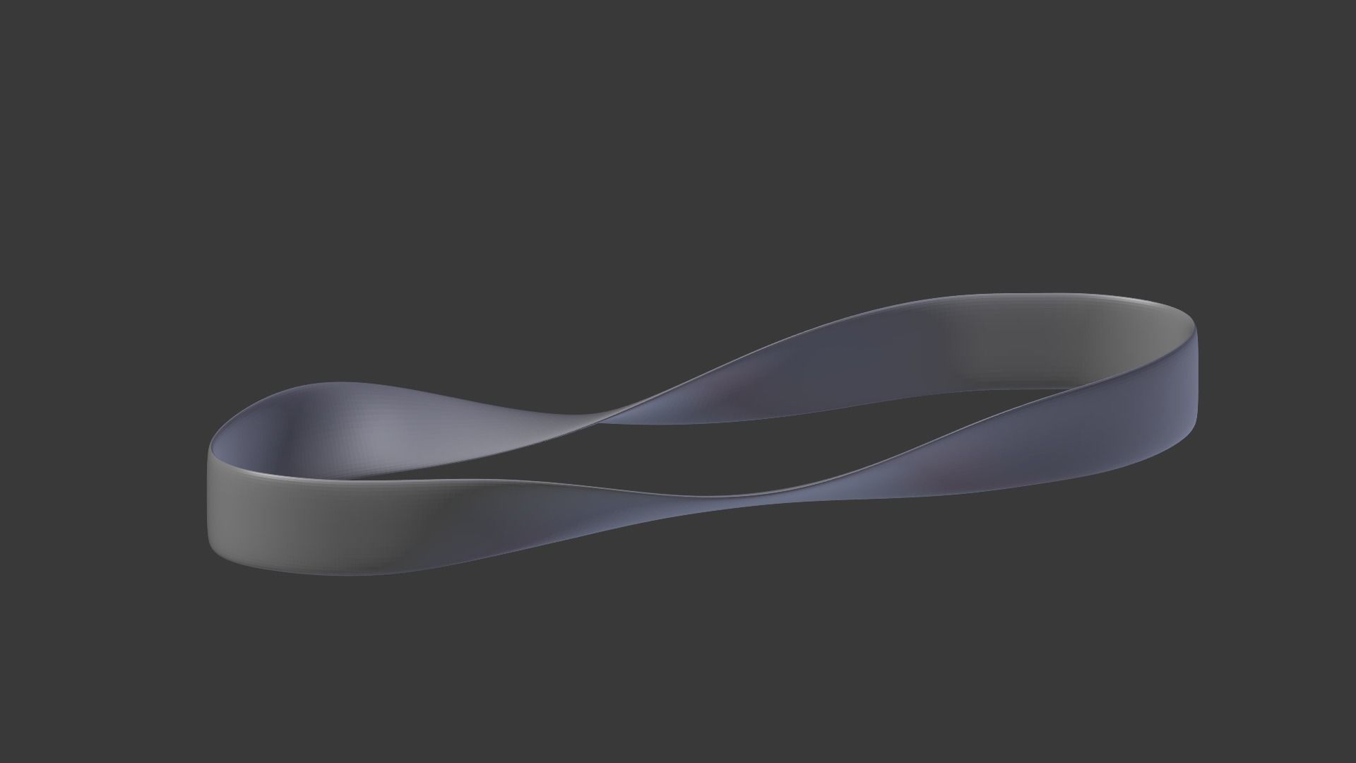 Classic mobius strip 3D print model_9