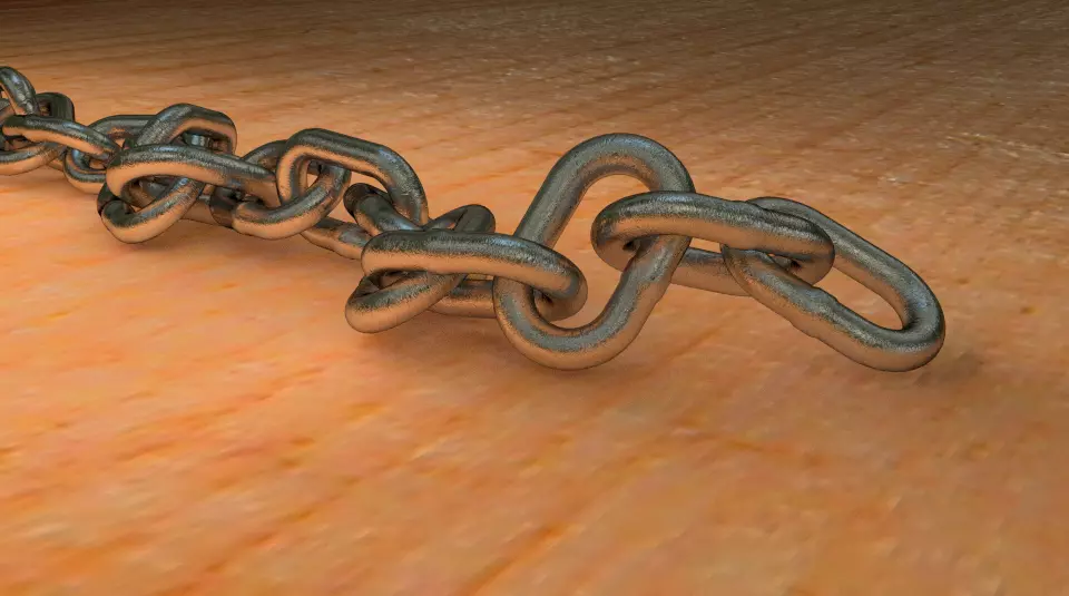 Chainlink chain Free 3D model_0