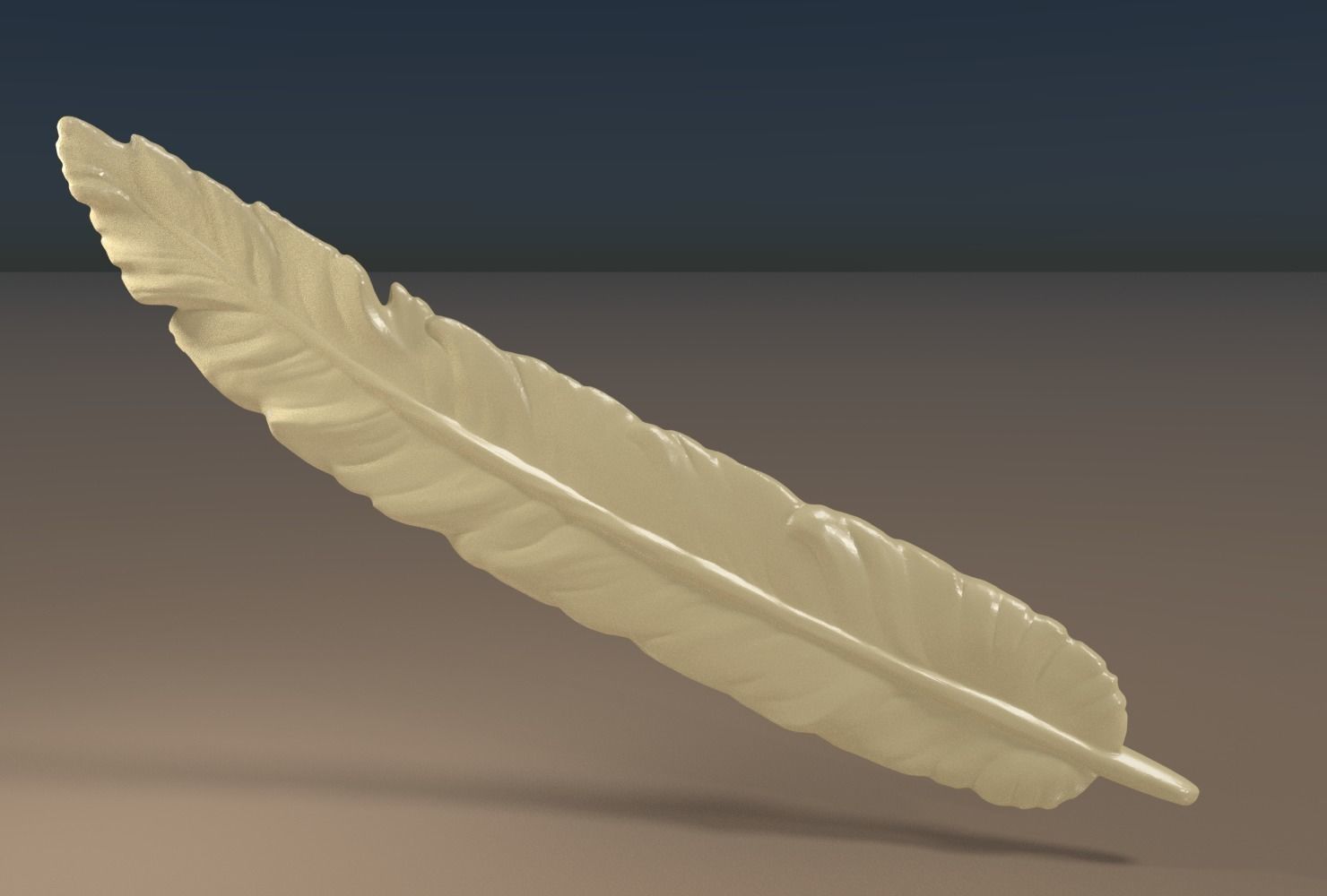 Feather A 3D print model_1