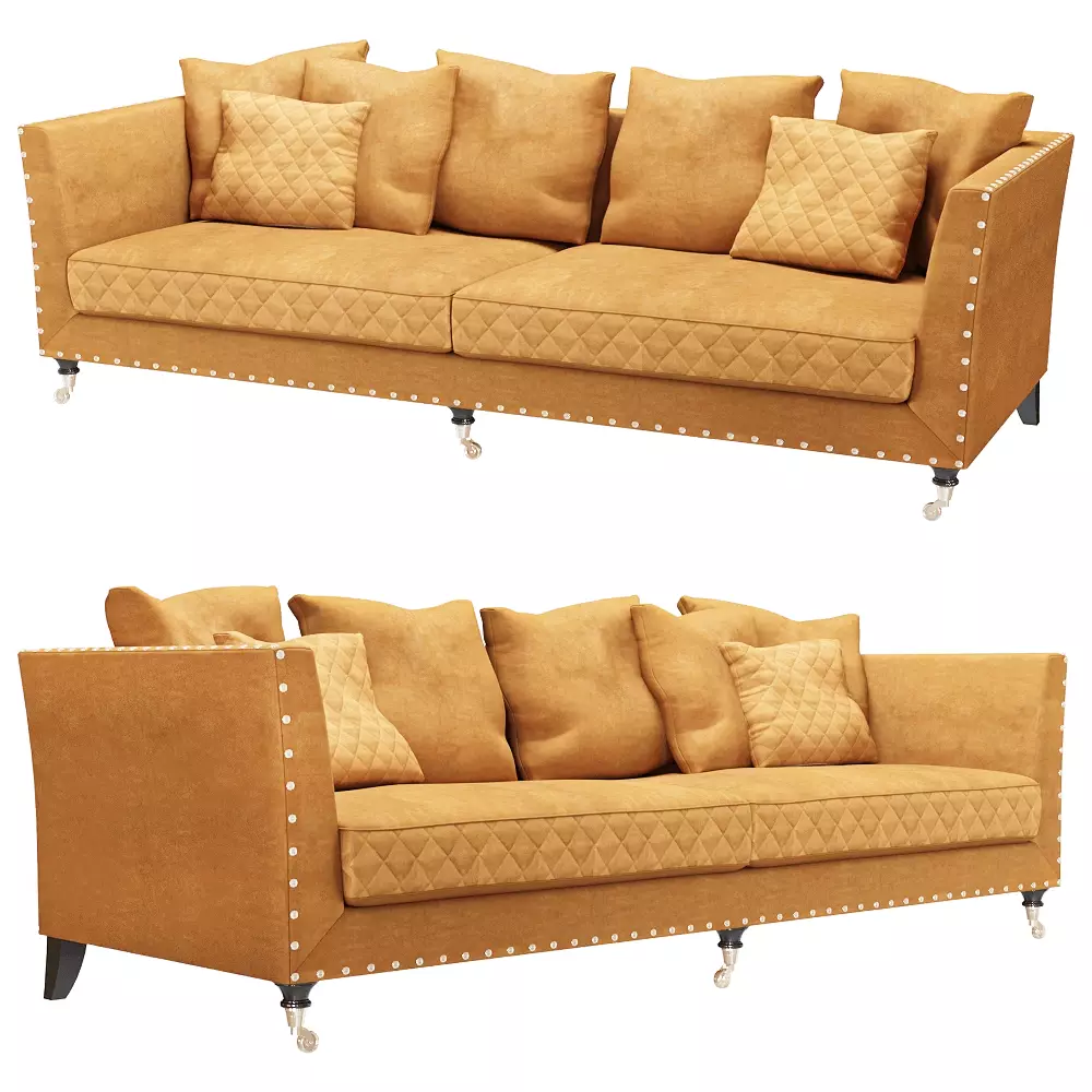 Sofa Victory classic Low-poly 3D model