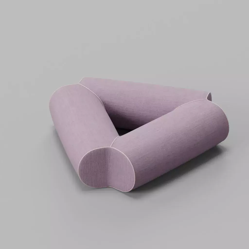 Bench Pod Triple Free 3D model
