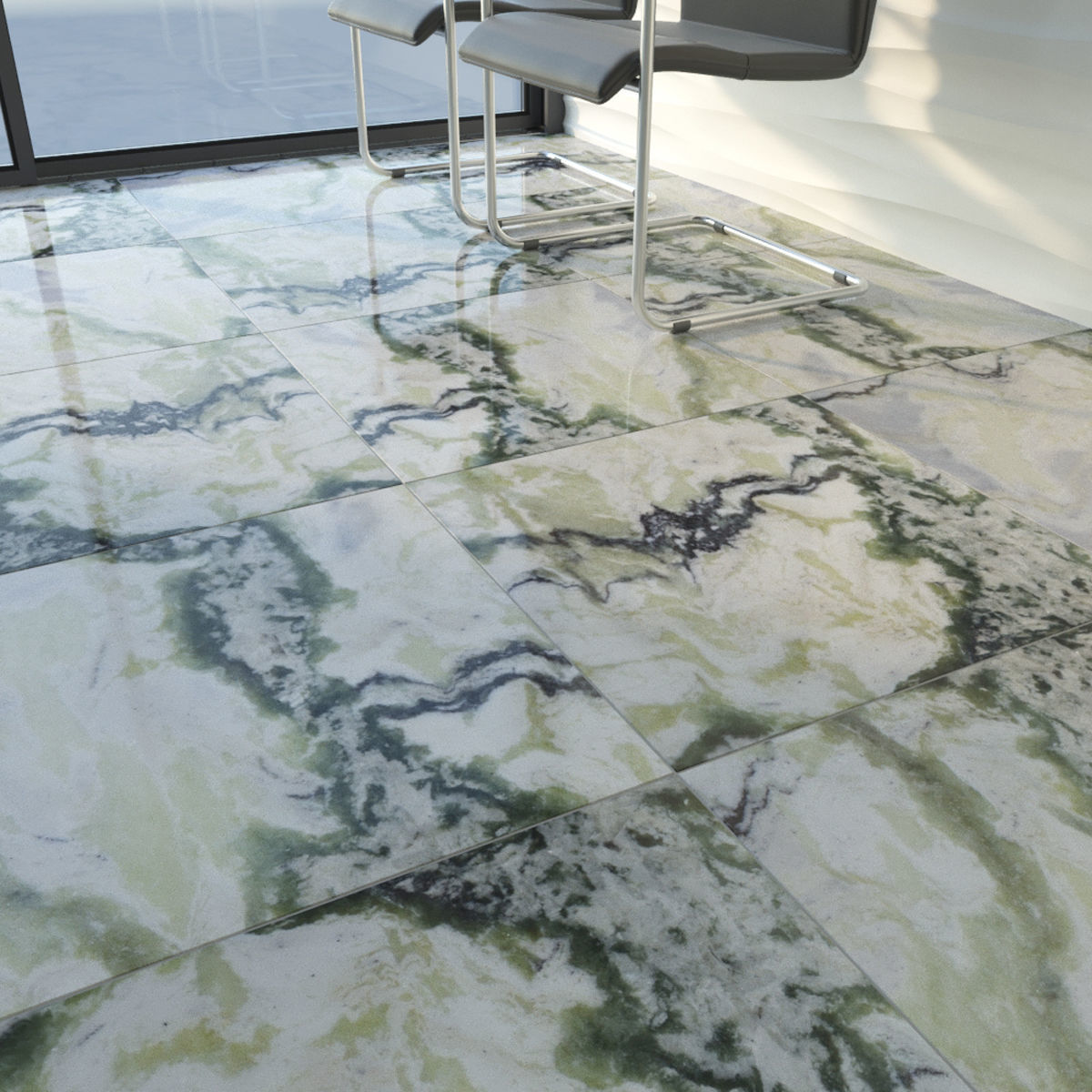 ABC Stone Set 3D model_9