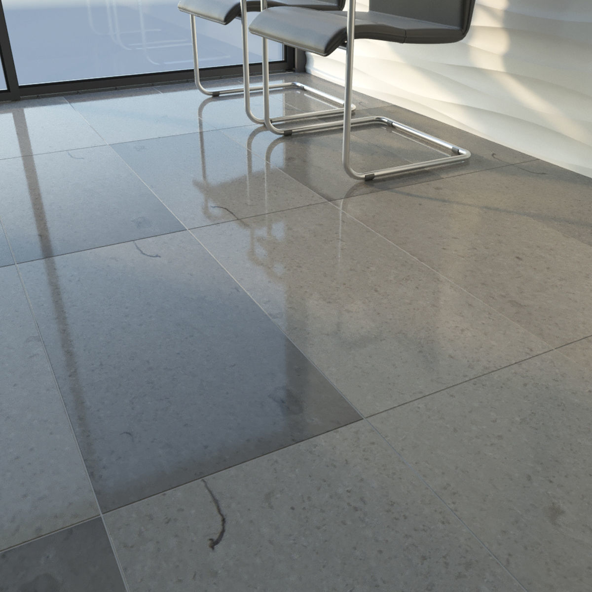 ABC Stone Set 3D model_7