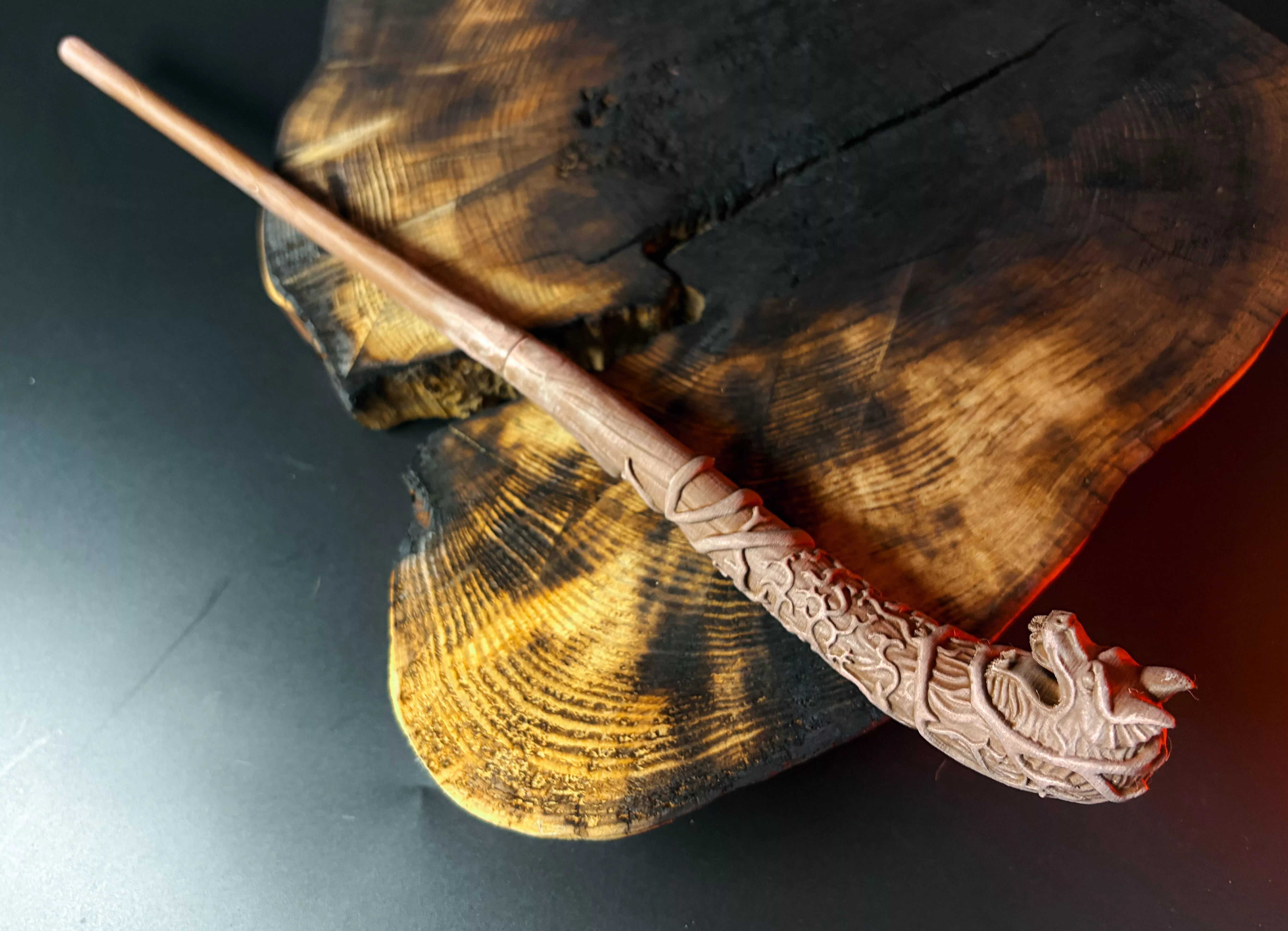 Nordic Wolf Collector Wand 3D print model