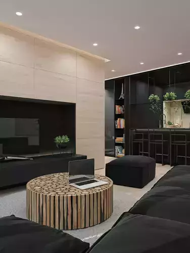 Full Modern Interior 3D model