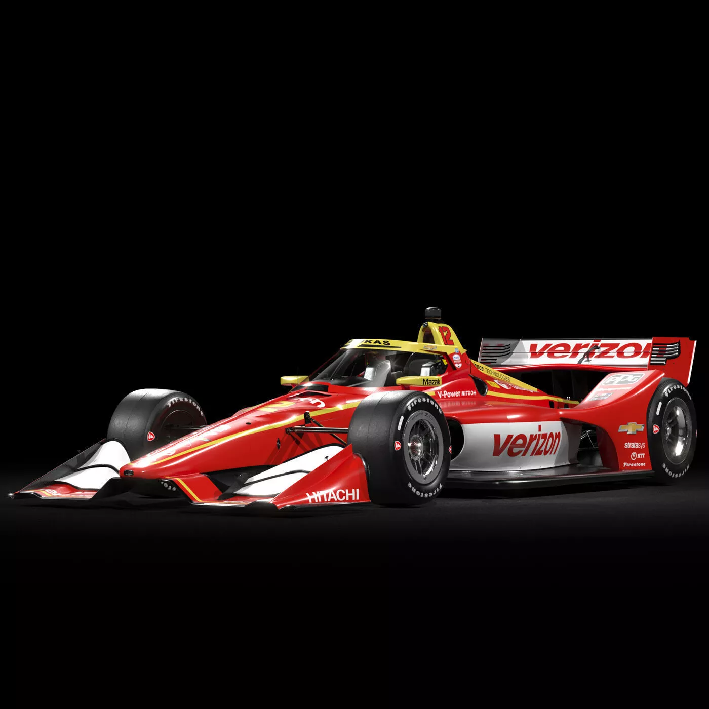 Indycar IR-18 Road version Malukas 2026 Low-poly 3D model