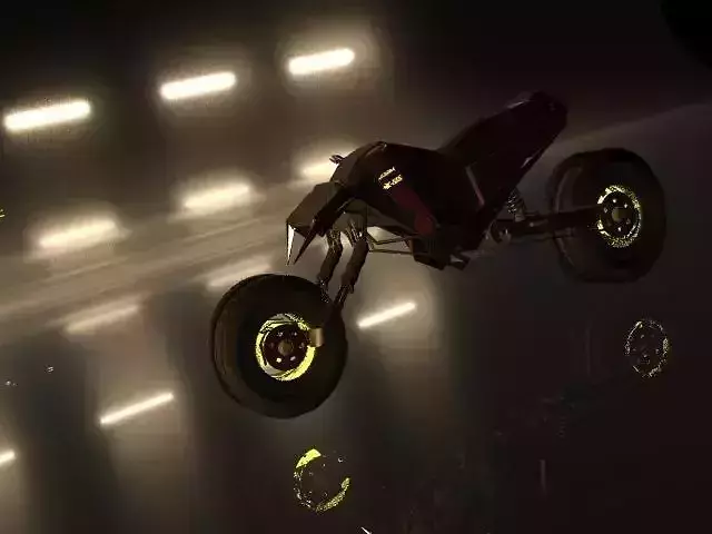 aurora bike x-sis Low-poly 3D model