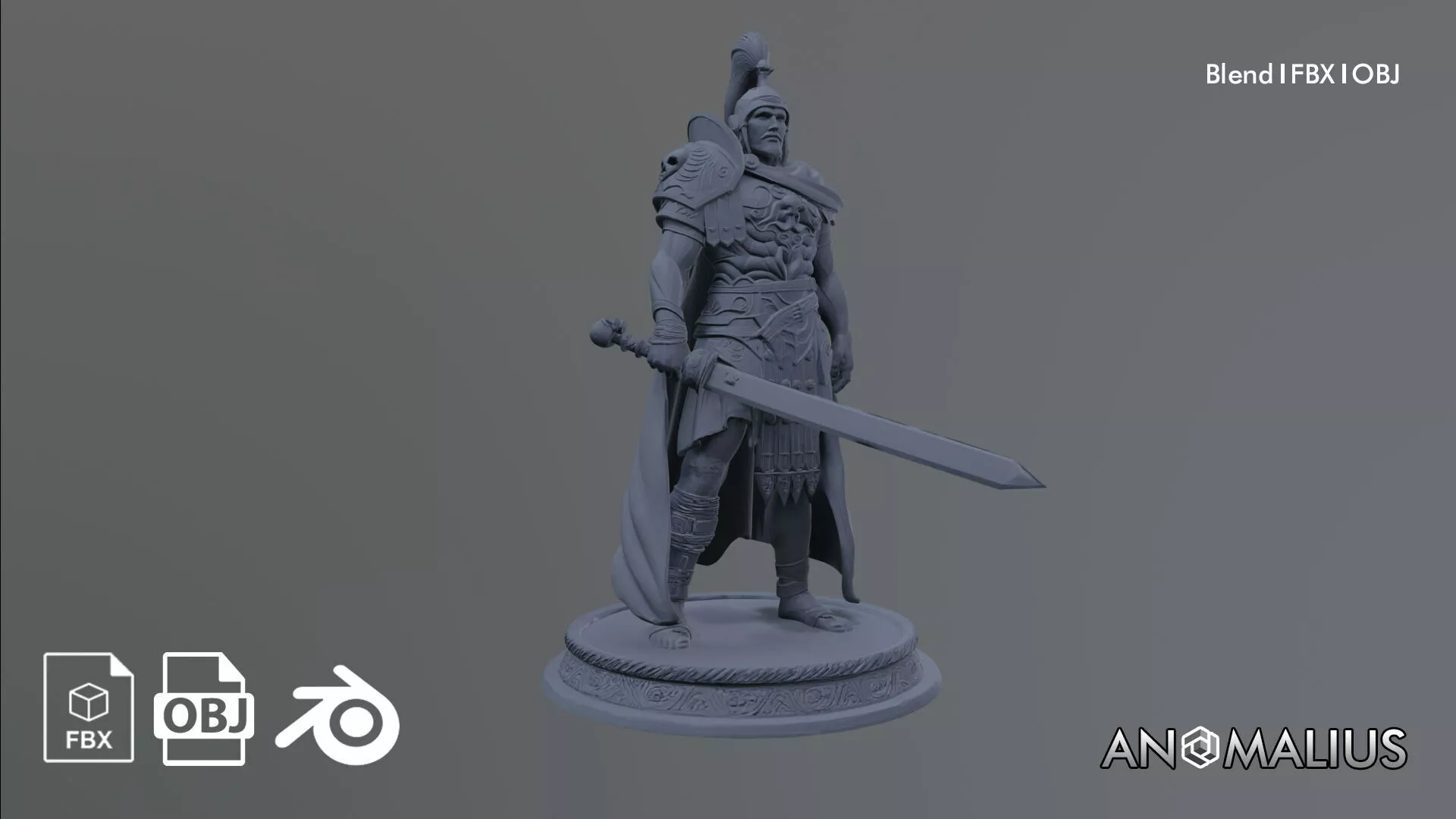 ancient warrior Free 3D model