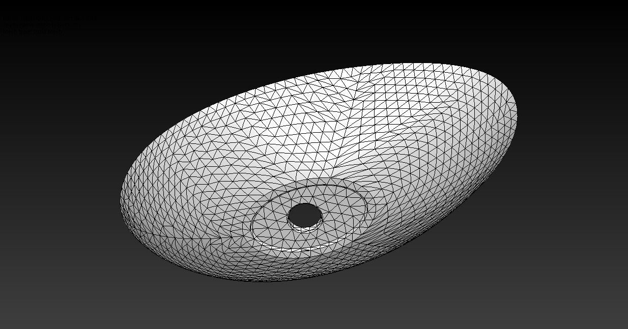 bathroom sink 3D print model_9