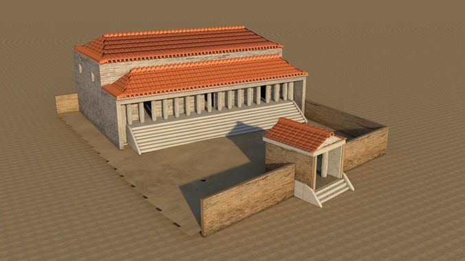 Athenian Acropolis - Chalkotheke 3D model