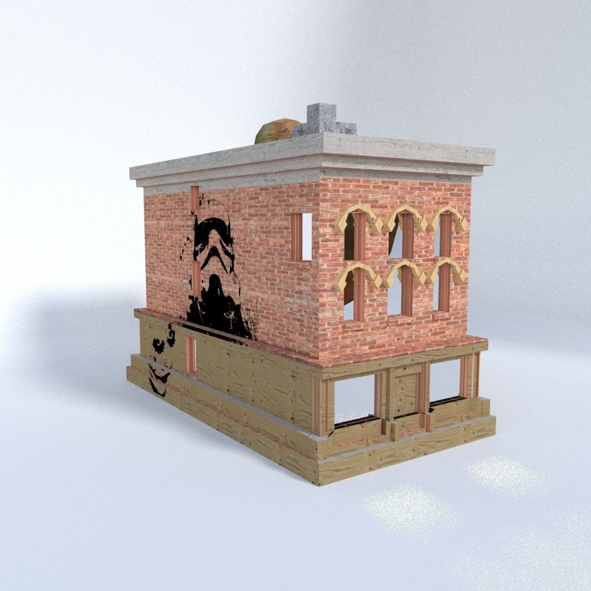 Simple Building Computer 3d Simple building free VR / AR / low-poly 3D model | CGTrader