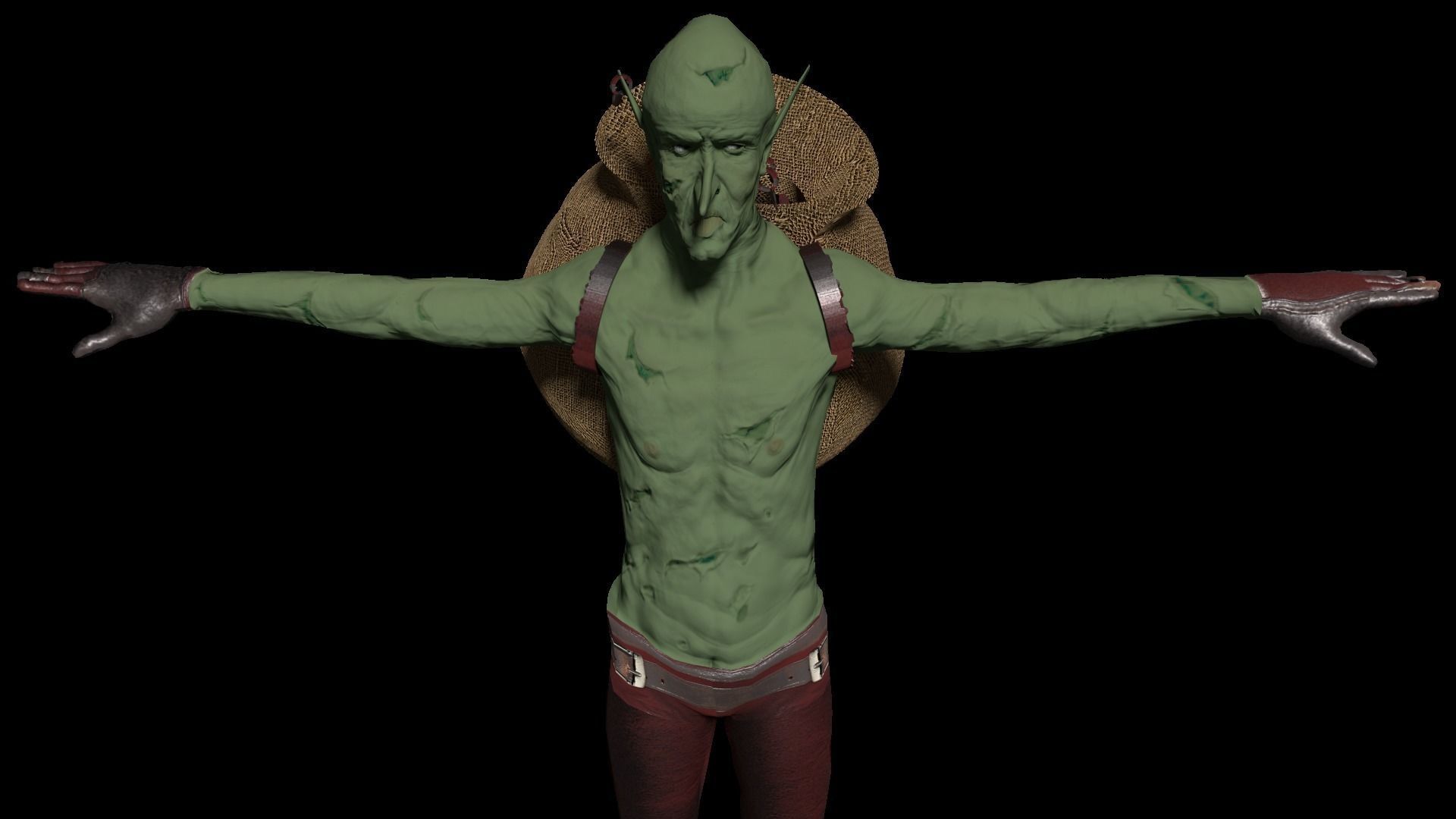 Goblin Animated Game Ready Character Enemy Monster Treasure Boss Low-poly 3D model_2