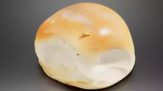 Bread Roll 3D print model 2