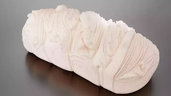 Brioche Babka with Chocolate and Hazelnuts - 02 3D print model 7