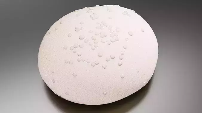 Brioche Burger Broetchen 3D print model 7