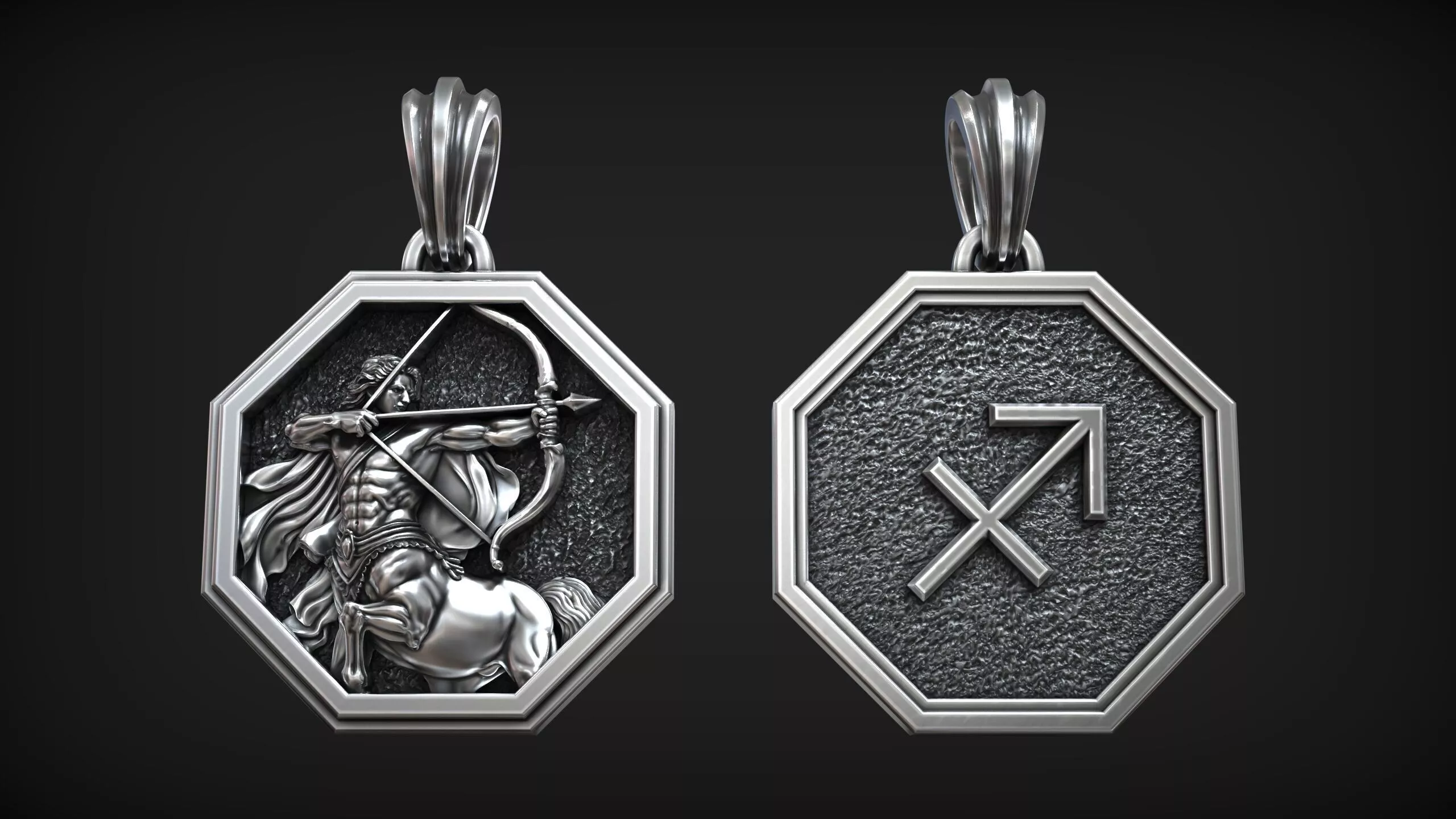 Sagittarius Zodiac Sign Centaur Archer Horoscope Astrology 3D print model